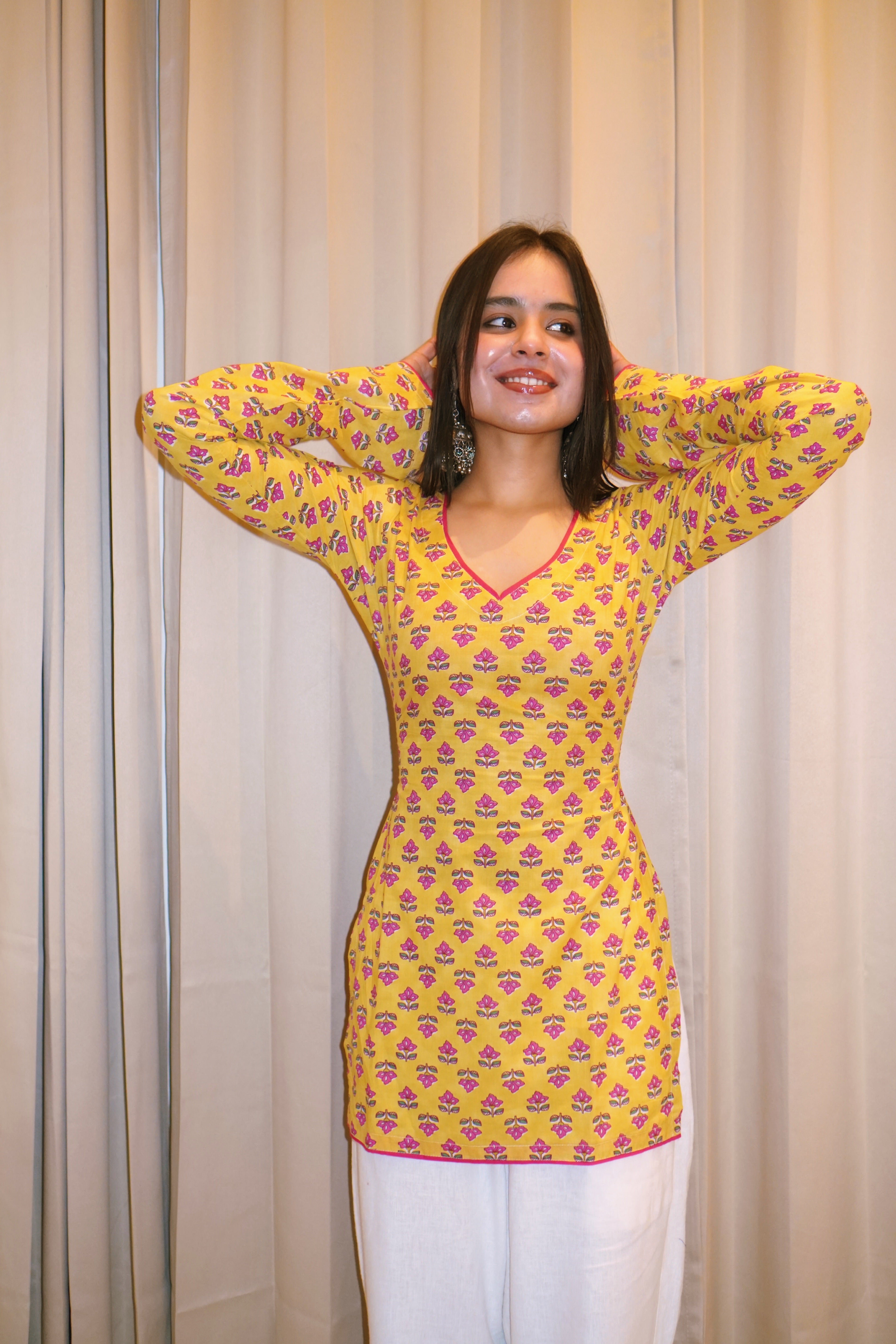 VAAYU BELL SLEEVE CORSET KURTI
