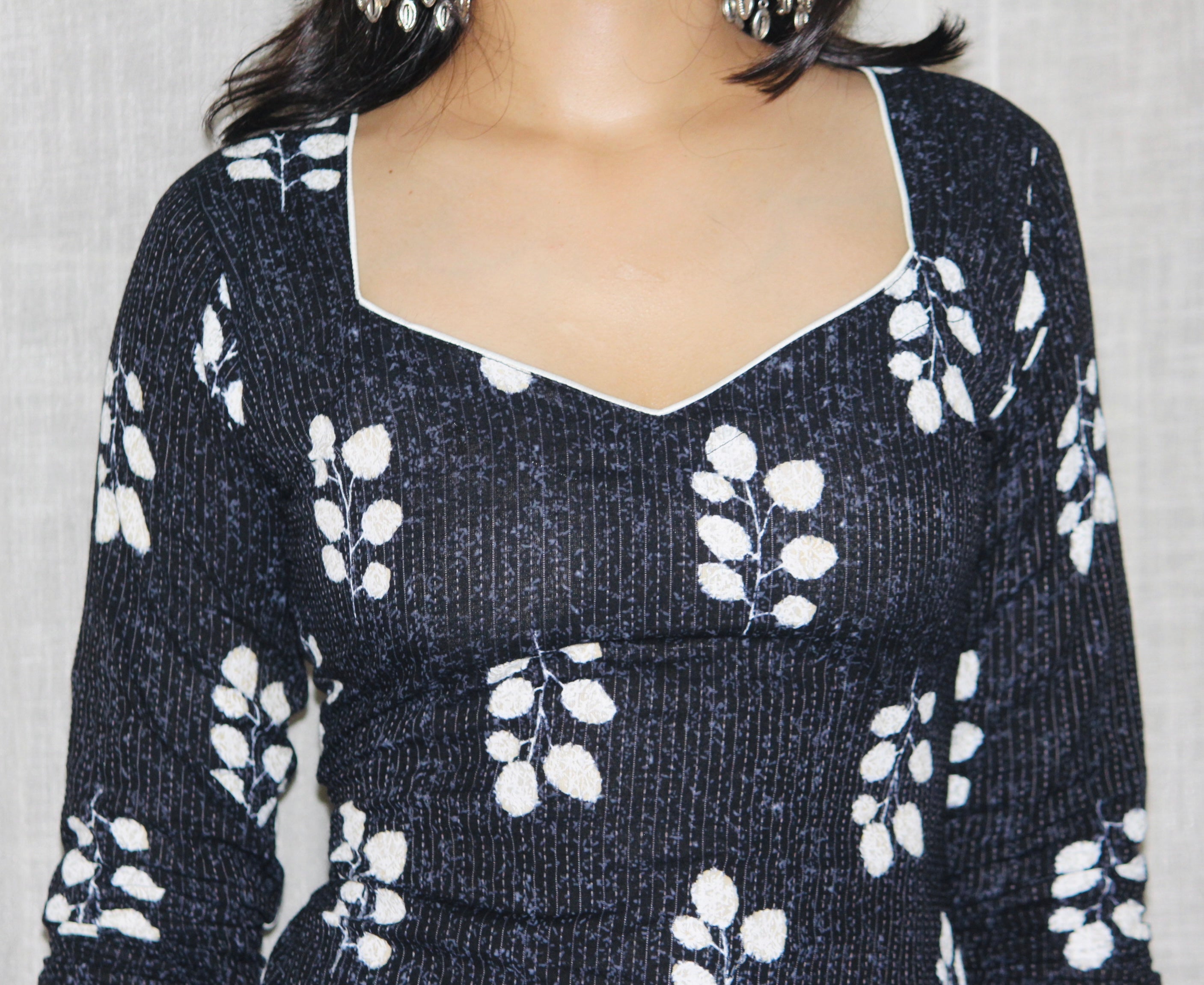 SEHAR FULL SLEEVE CORSET KURTI