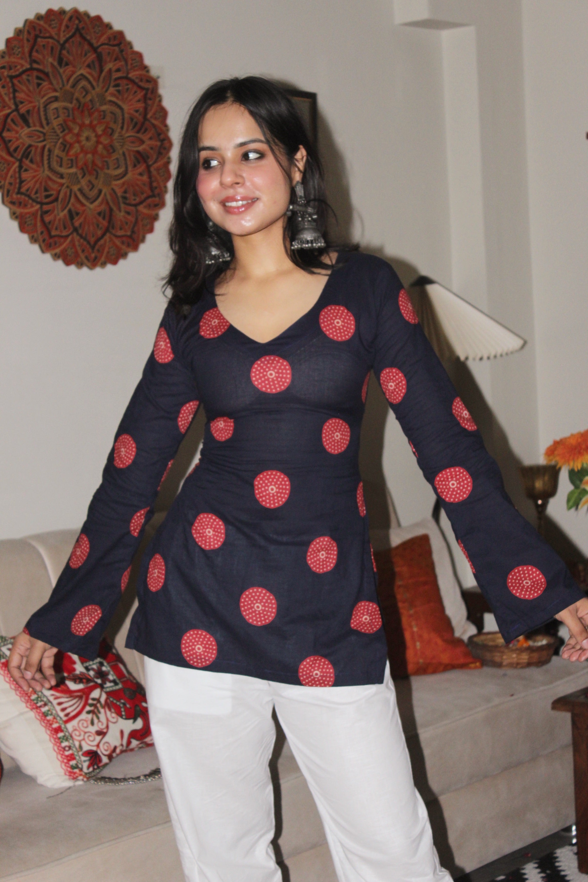 NAVYA BELL SLEEVE KURTI