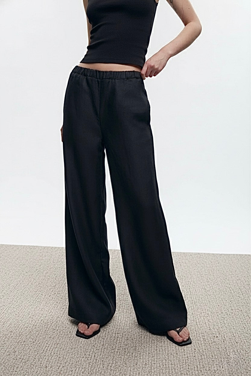 Black Wide leg pants