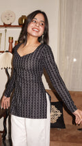 JALWA FULL SLEEVE CORSET KURTI