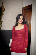 MYRA FULL SLEEVE CORSET KURTI