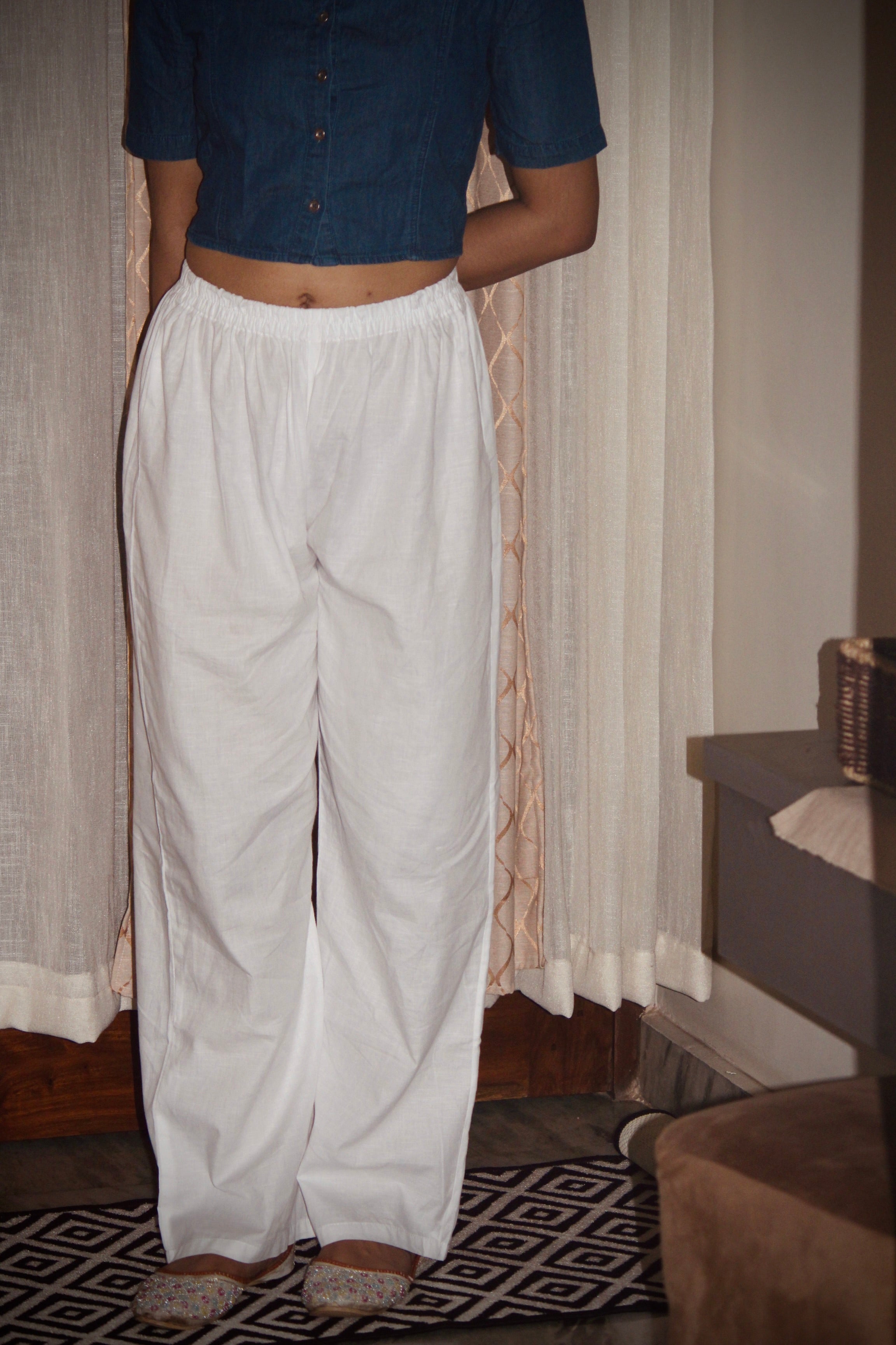 Linen Baggy Pants