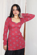 ROSHNI FULL SLEEVE CORSET KURTI