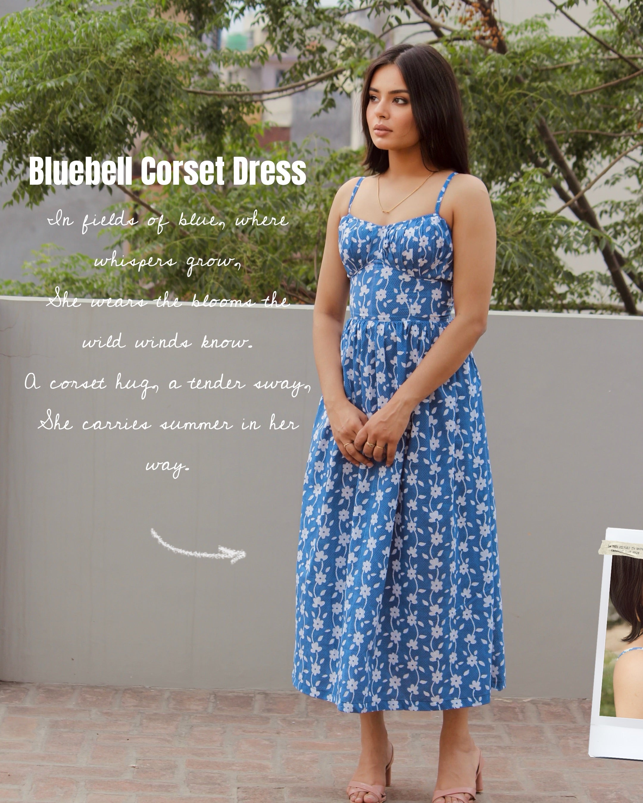 Bluebell Corset Midi Dress