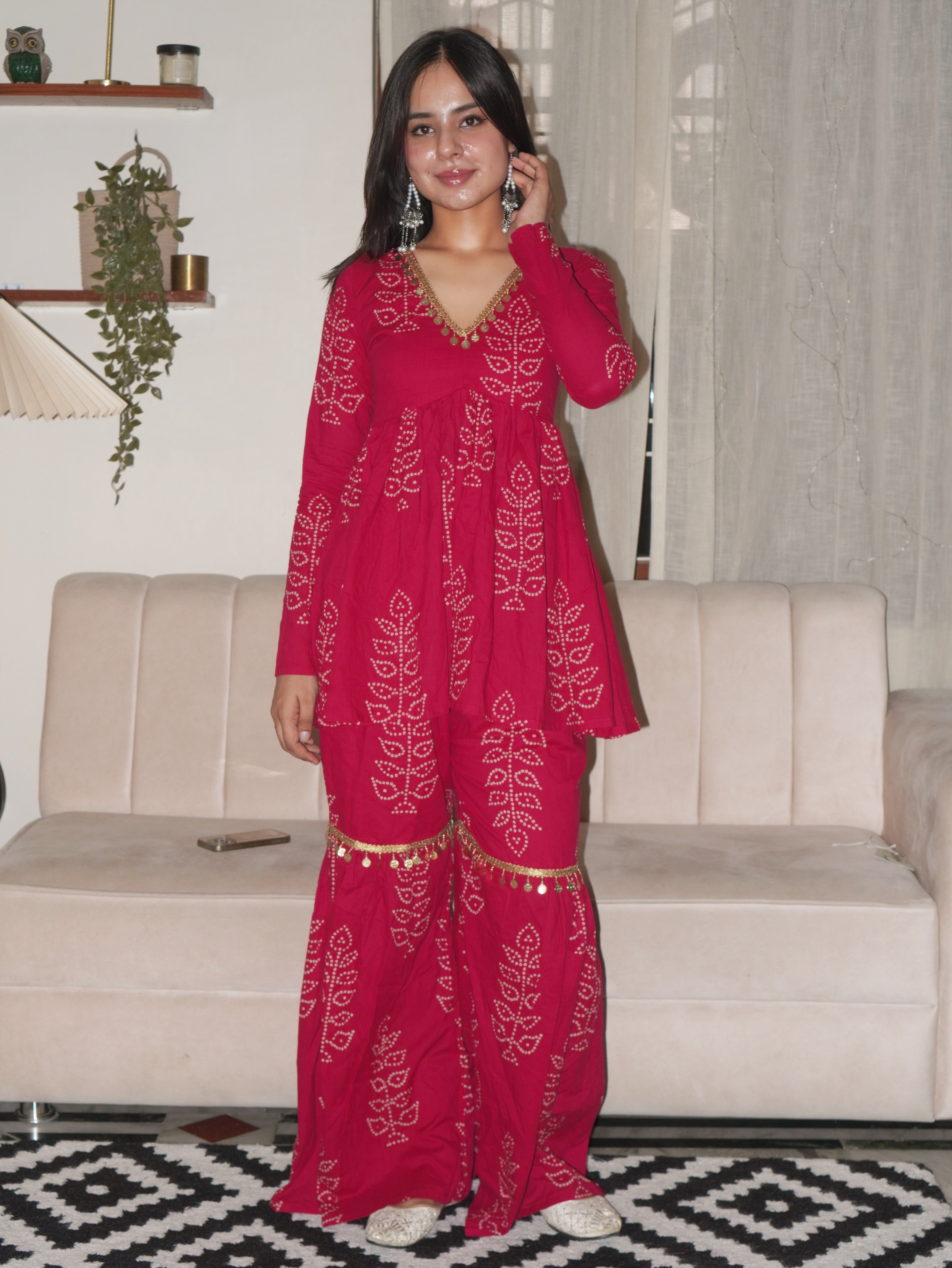 Bandhani Suit Set