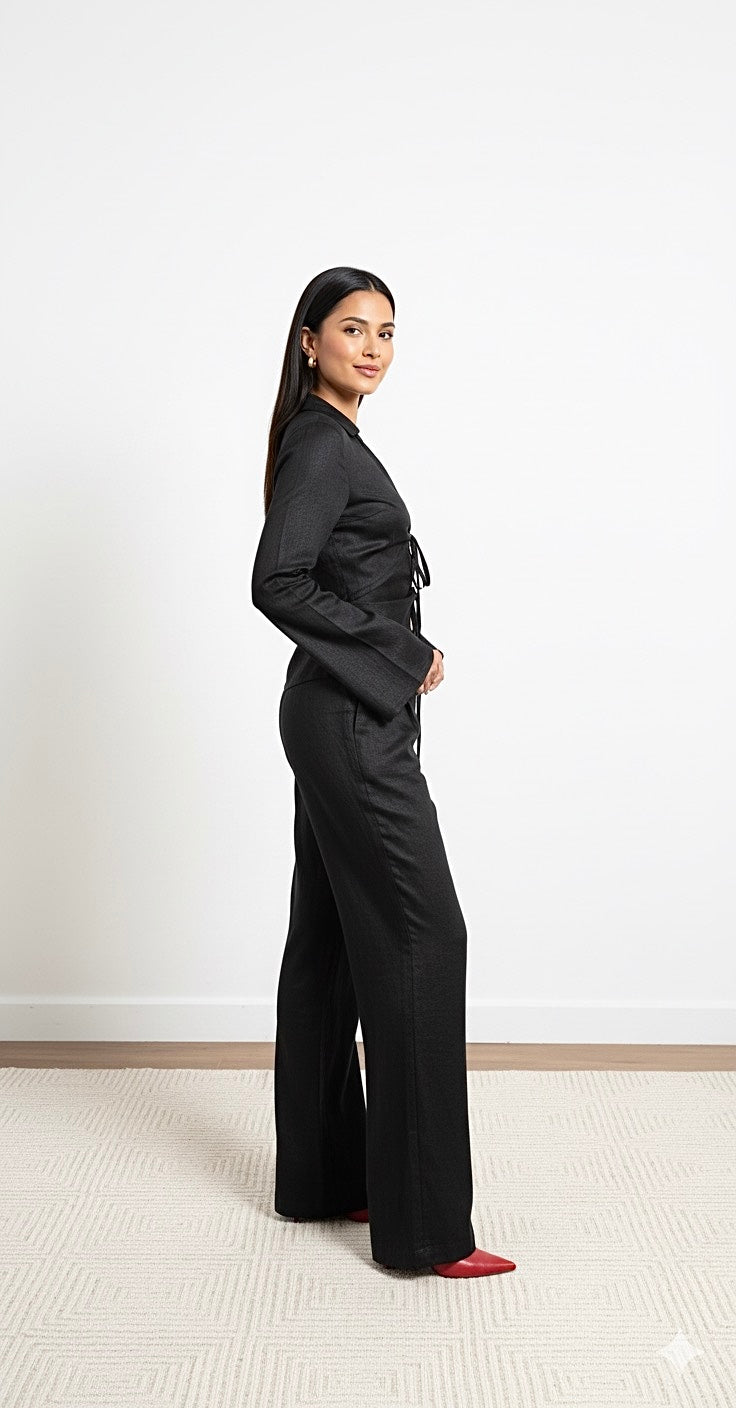 Sable Linen Coord Set