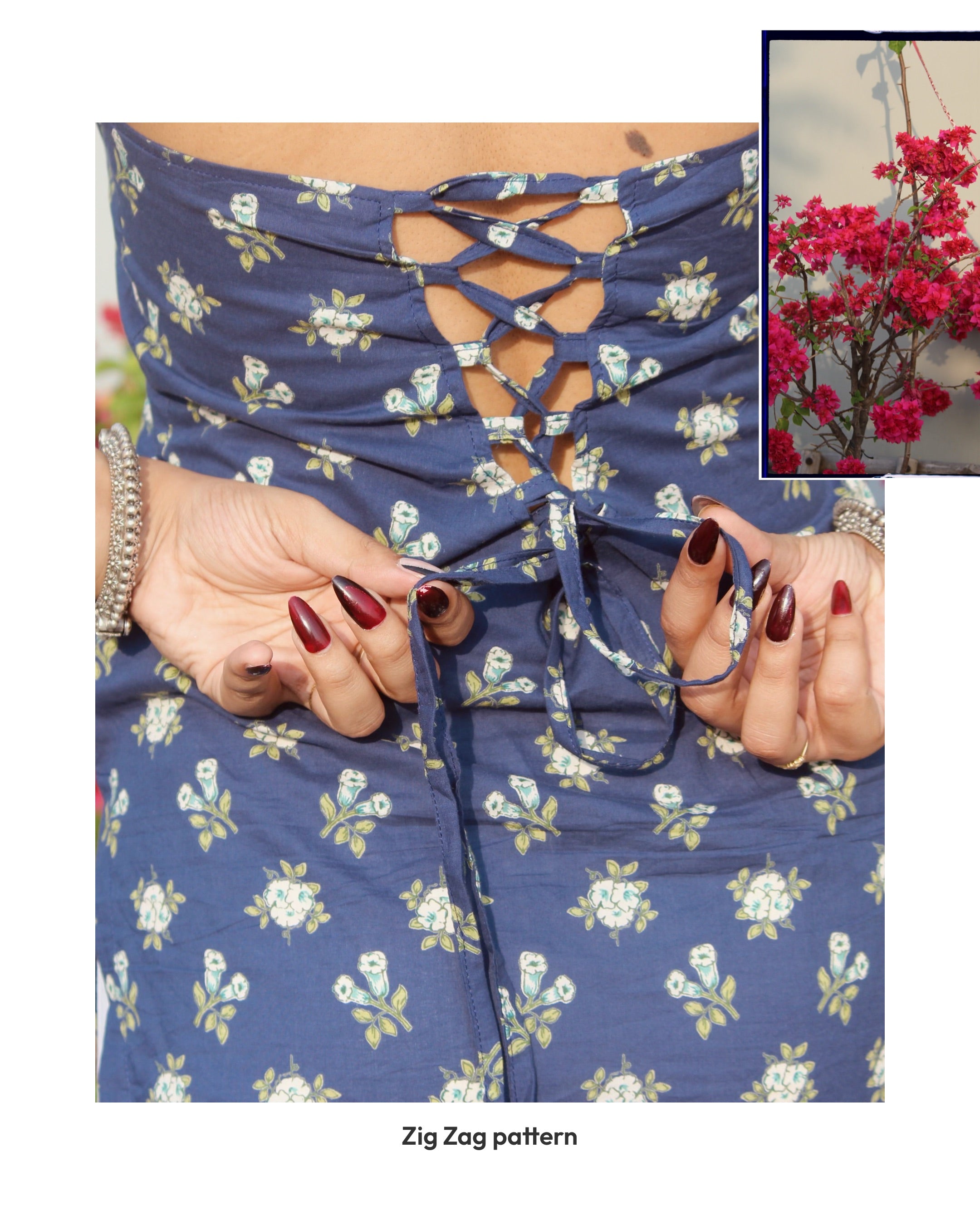 Kaira Corset Back Halter Neck Kurti