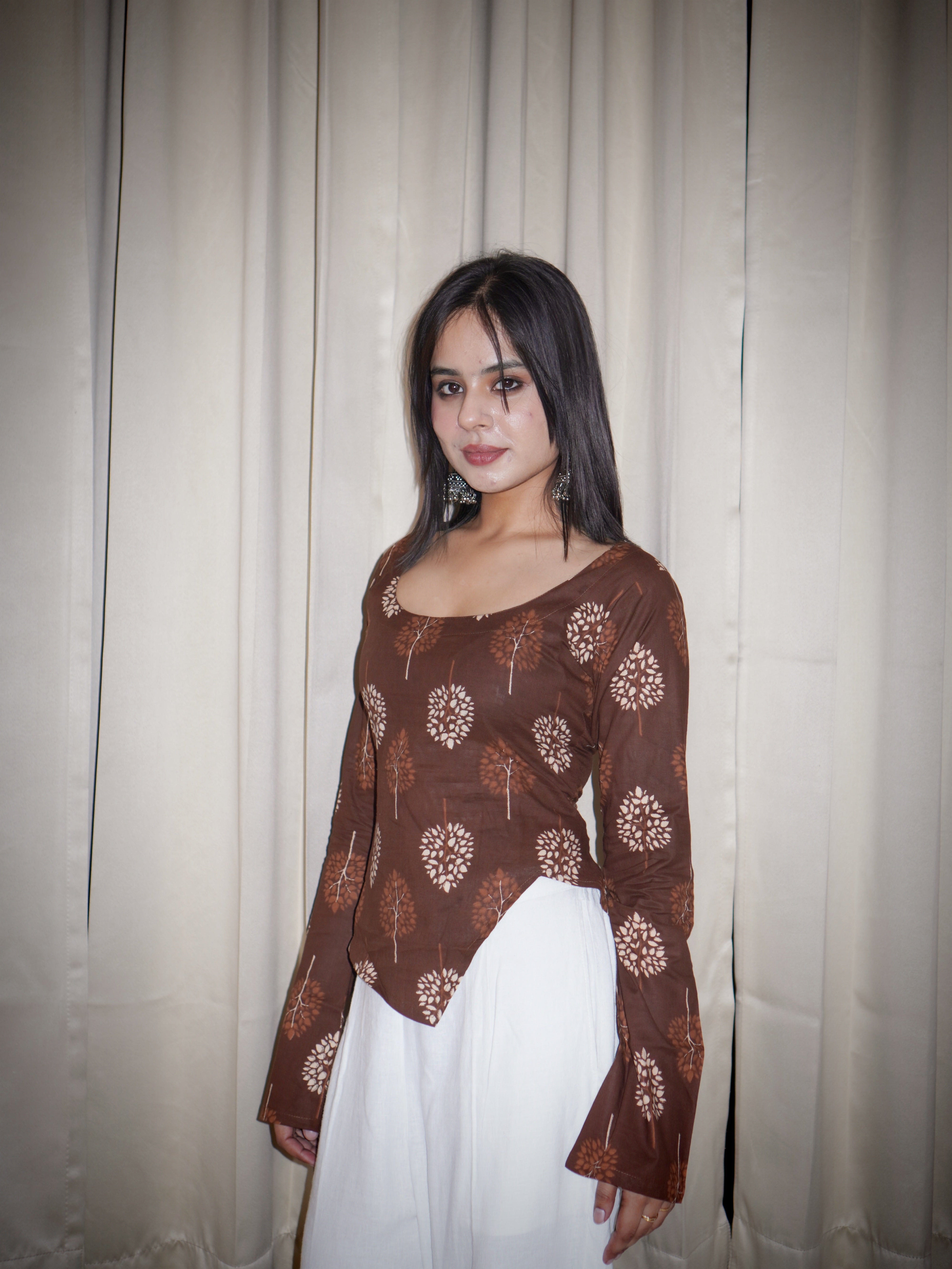 ANAYA ASYMETRIC CORSET TOP
