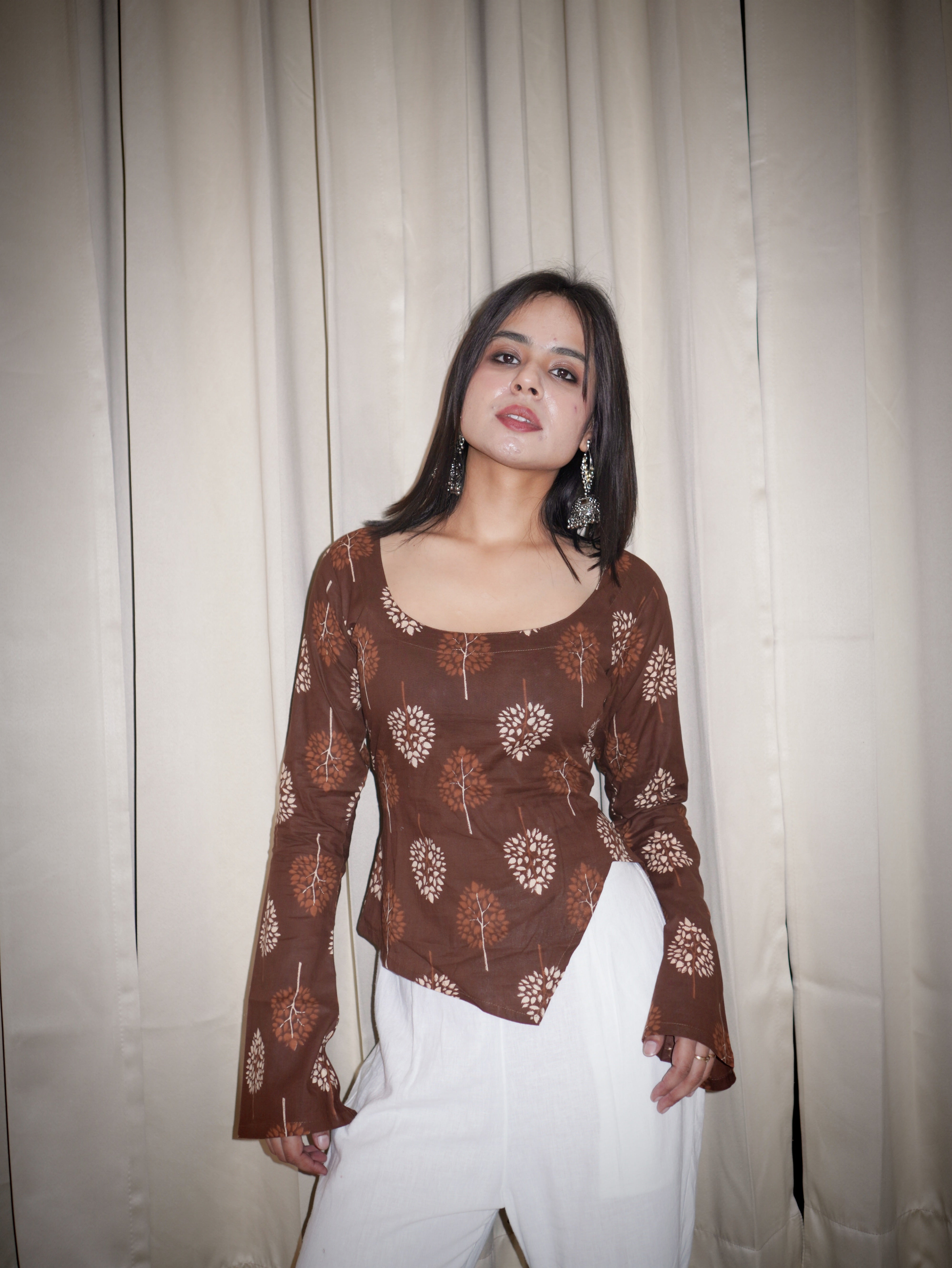 ANAYA ASYMETRIC CORSET TOP