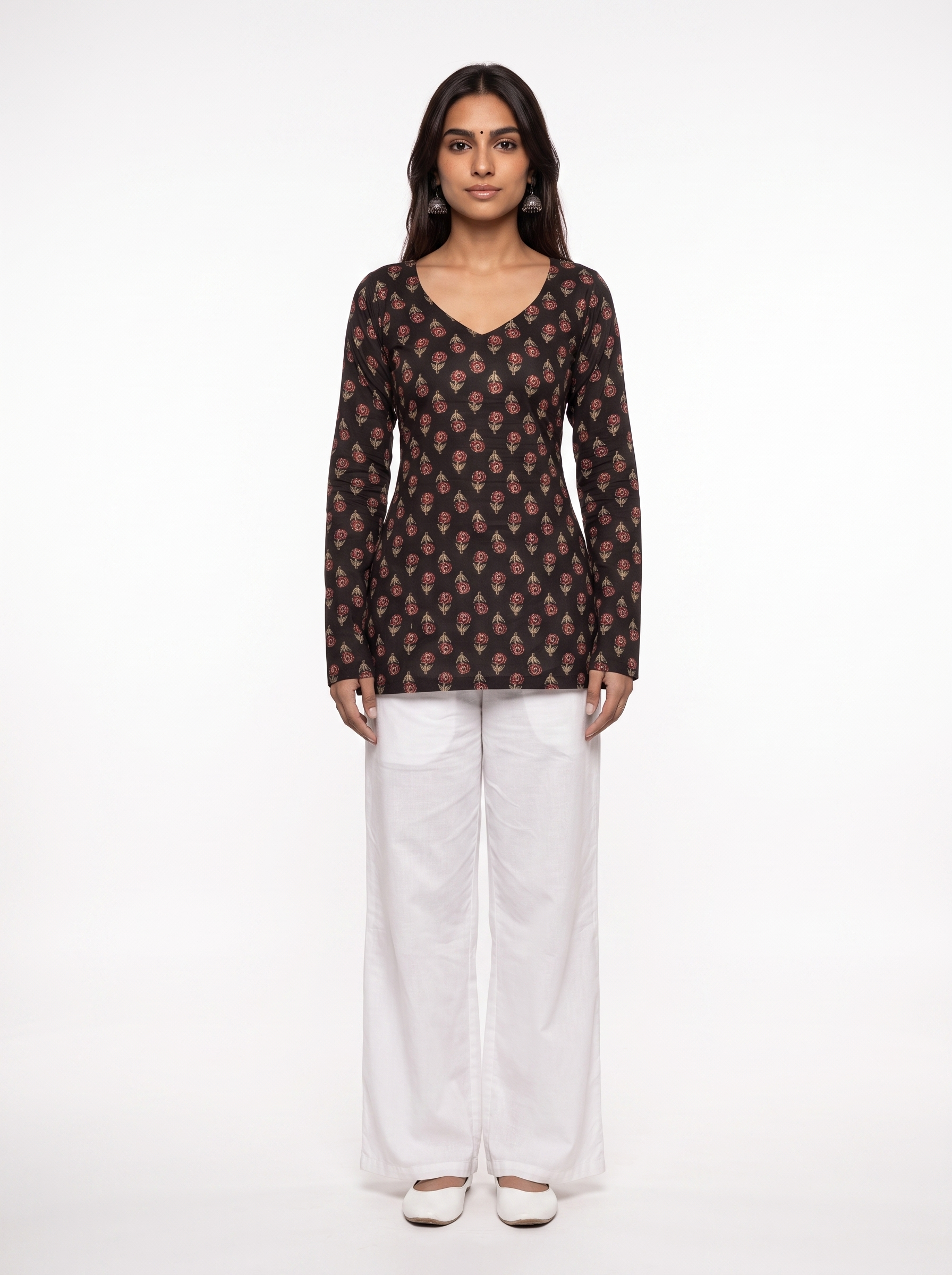 Nandni Full Sleeve Corset Kurti