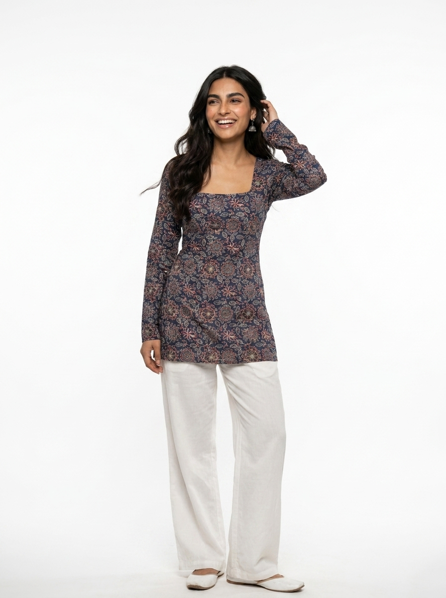 Mehvish Full Sleeved Corset Back Kurti