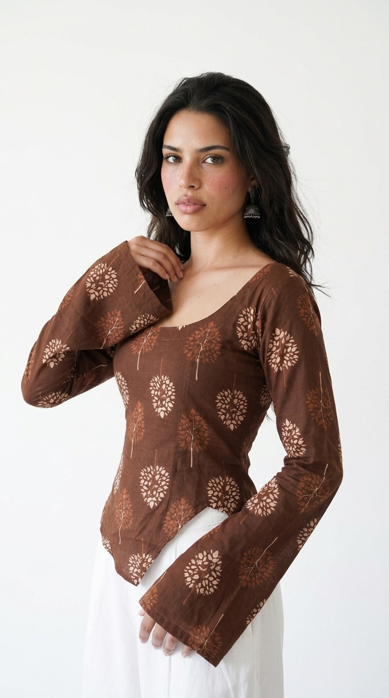 ANAYA ASYMETRIC CORSET TOP