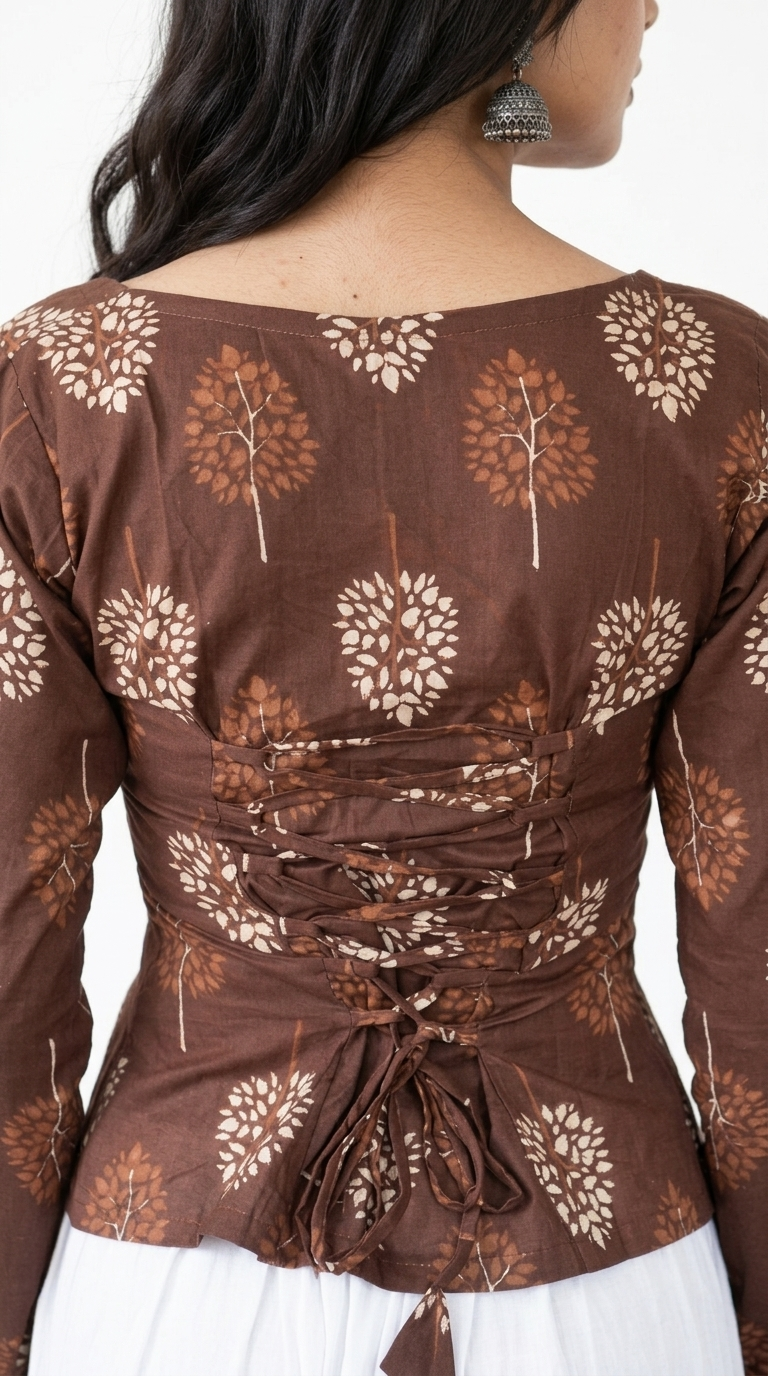 Anaya Asymetric Corset Top