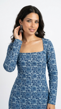 Raisha Full Sleeved Corset Back Kurti