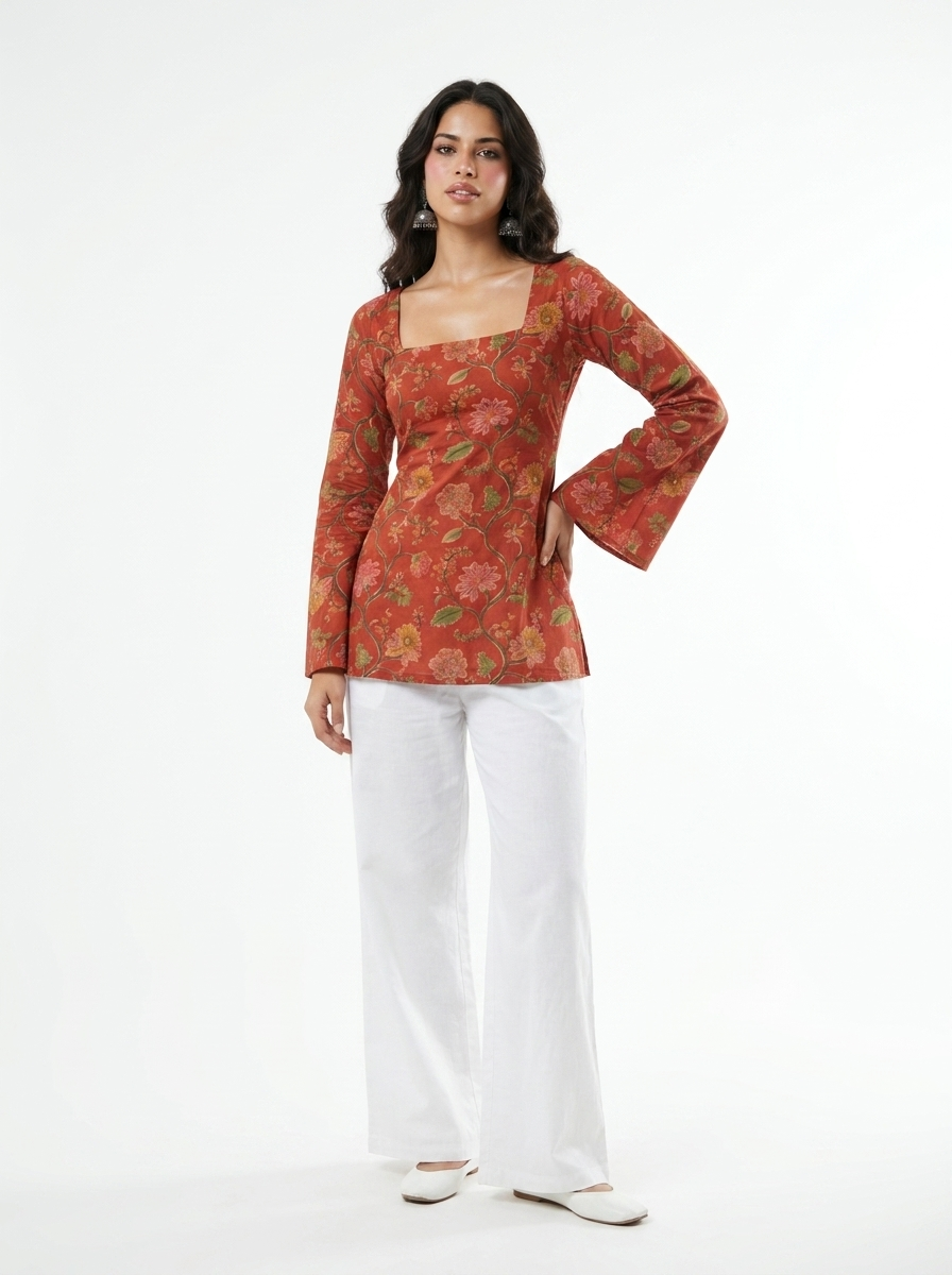 Gul Deep Back Kurti