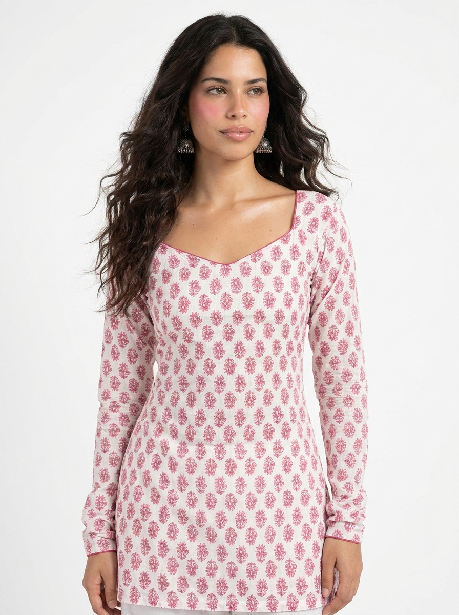 Mahi full sleeved corset back kurti