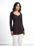 Kaish Corset Back Full Sleeved Kurti