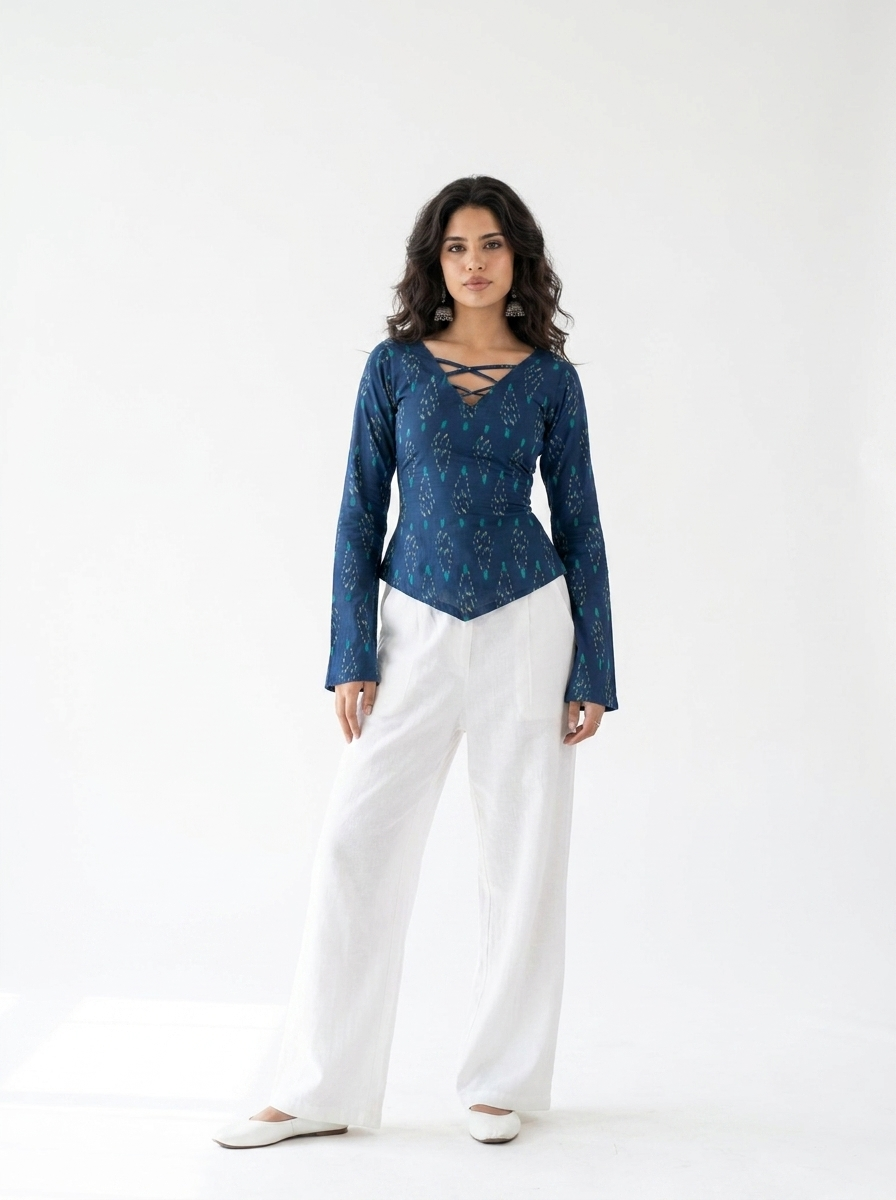 Mahira Criss Cross Corset Top