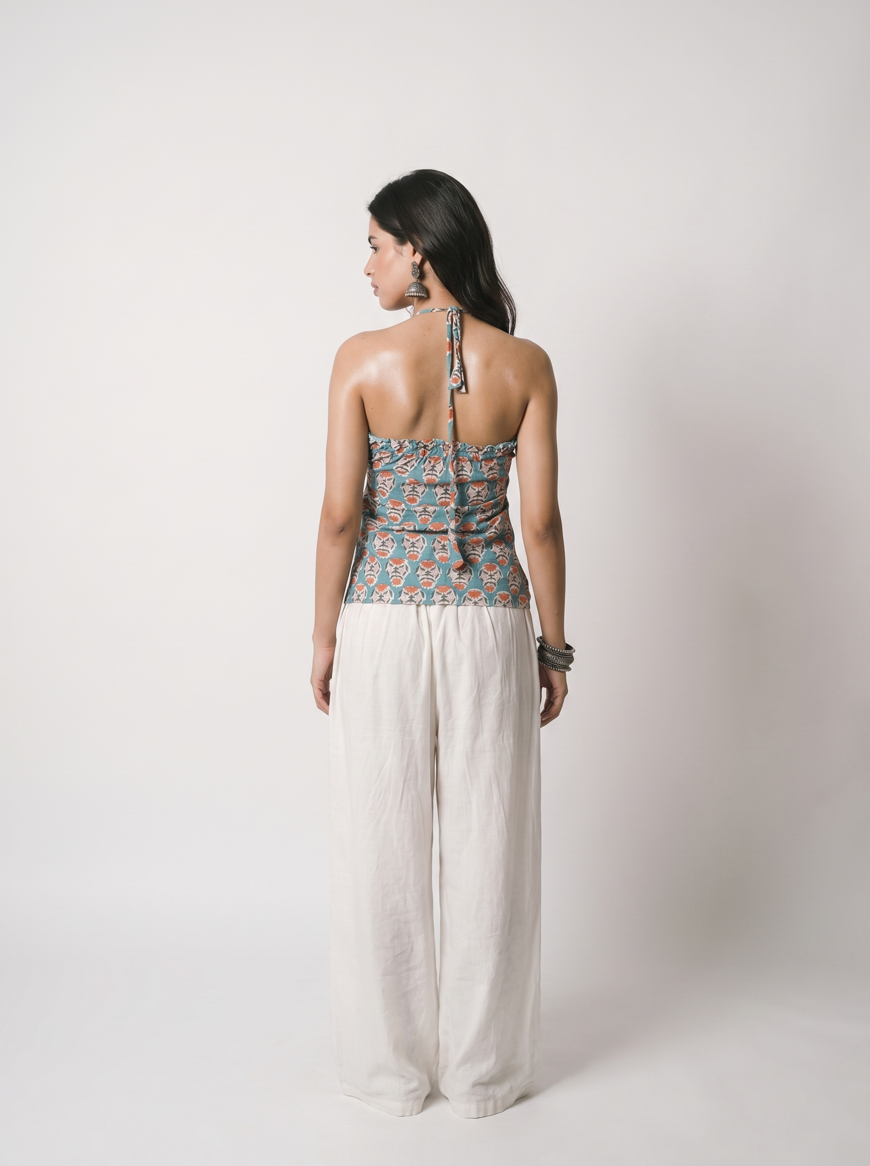 FIROZA HALTER NECK TOP