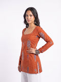 Prisha Long Sleeved Corset Back Kurti