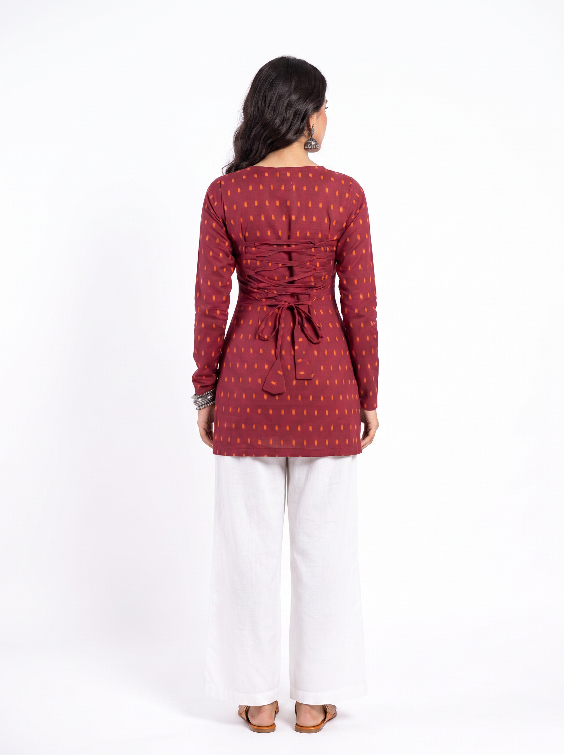 Myra Full Sleeve Corset Kurti