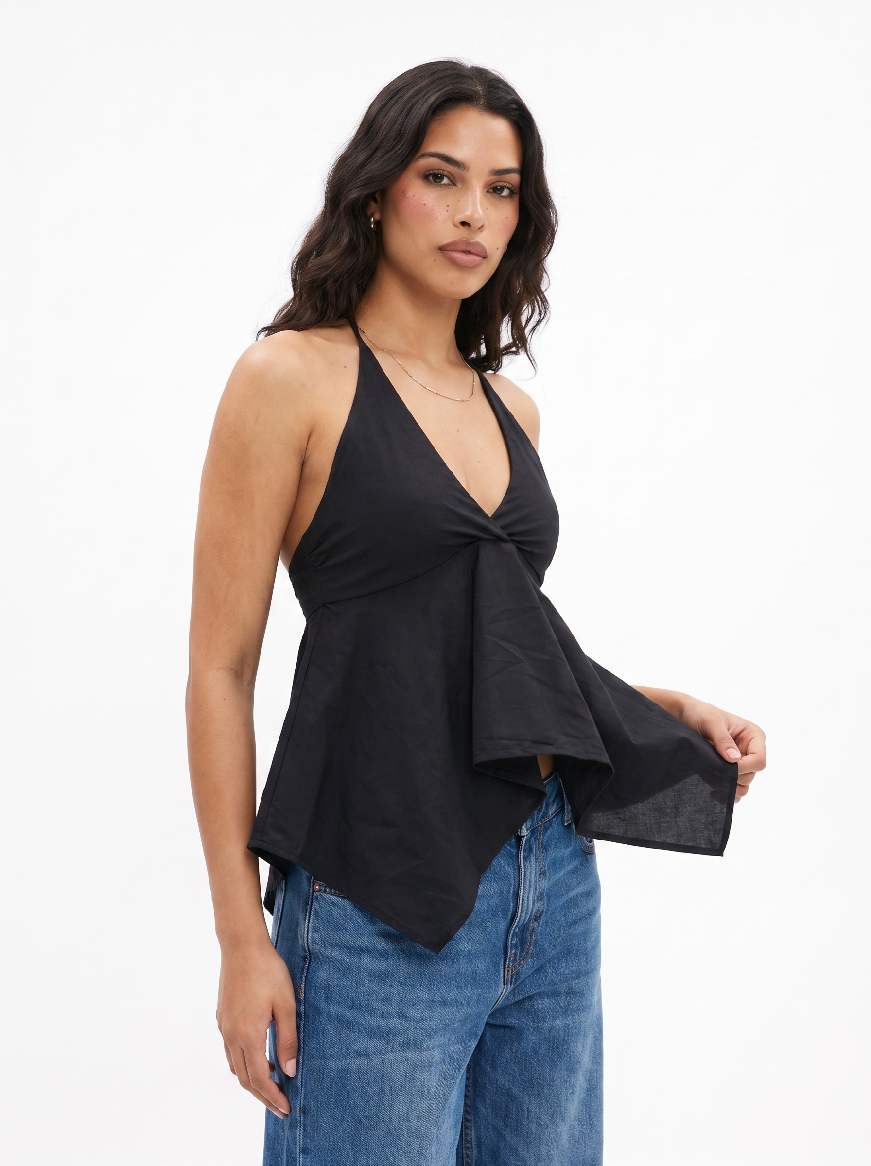 ZAYRA HALTER NECK TOP