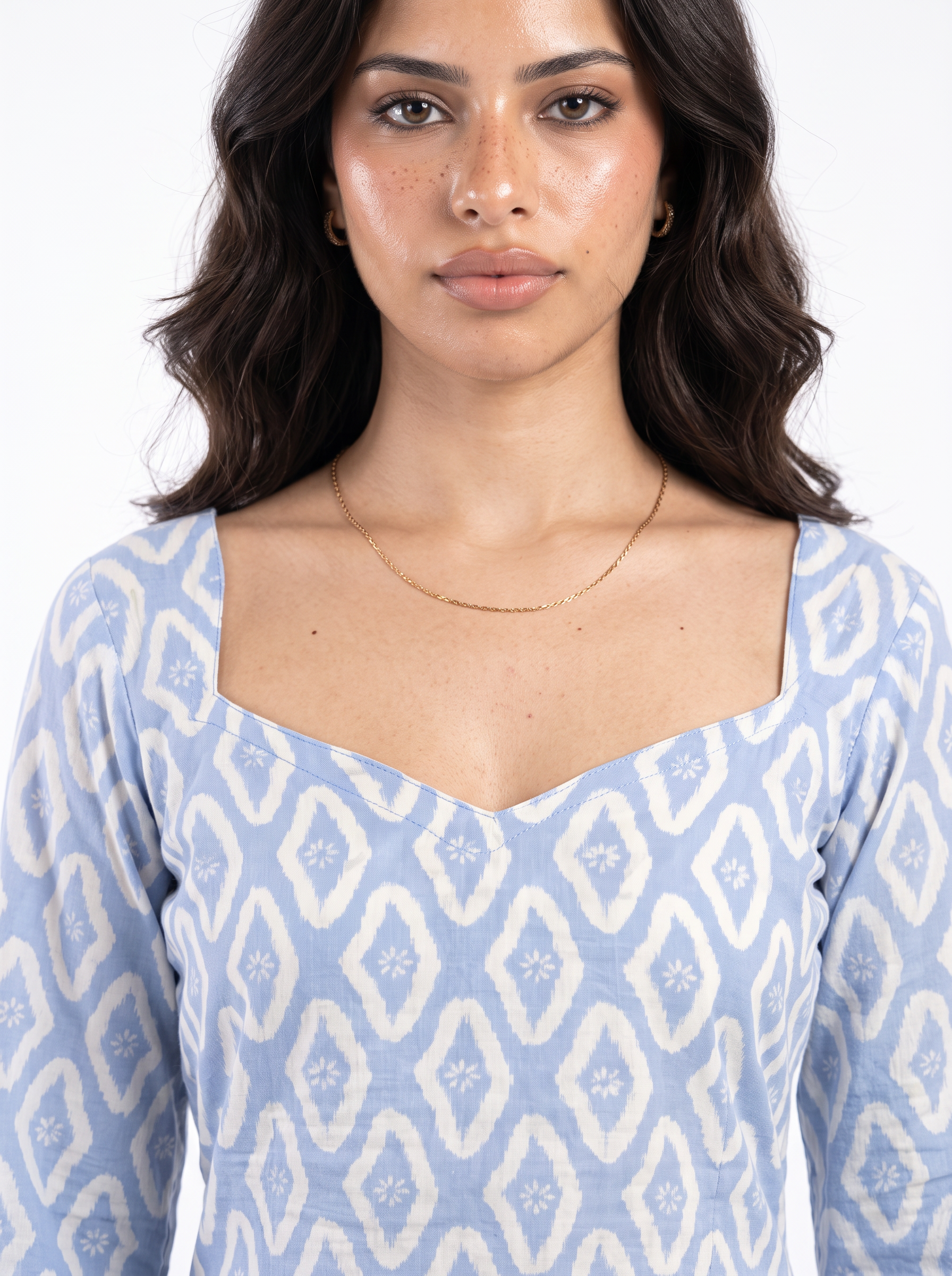 FAIZA DEEP BACK KURTI