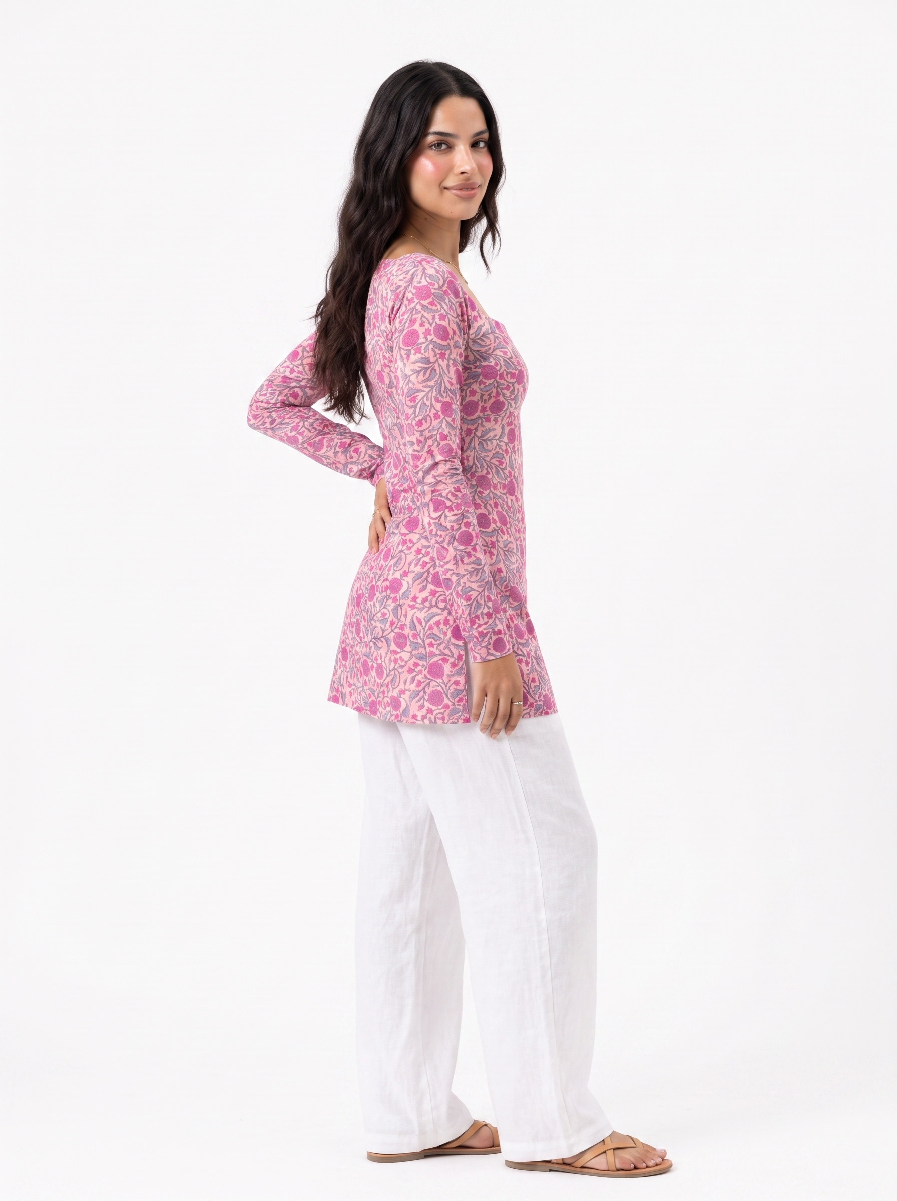 KARISHMA CORSET BACK FULL SLEEVED KURTI
