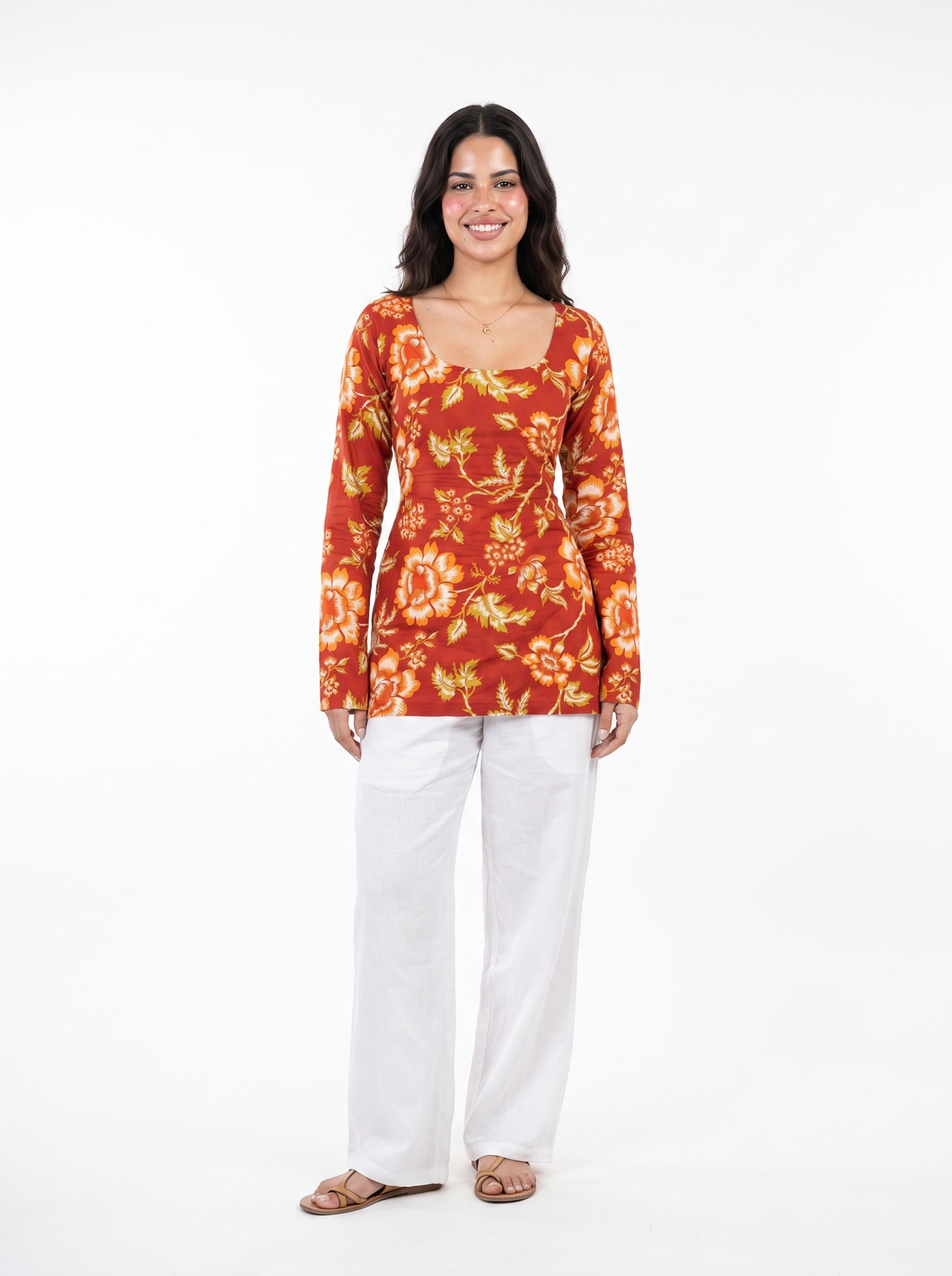 Sara Full Sleeved Corset Kurti