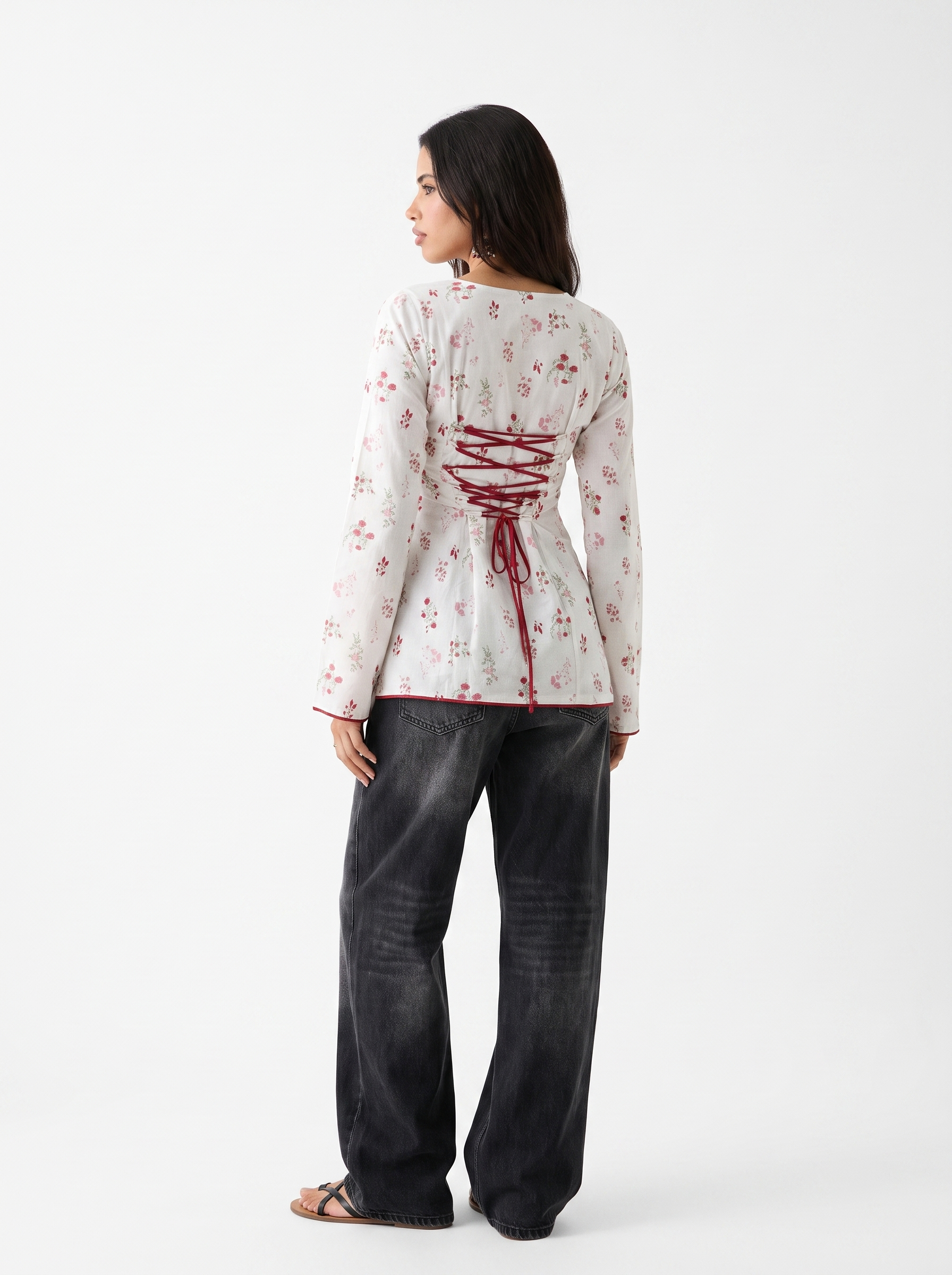 Kimaya Side Bend Corset Kurti