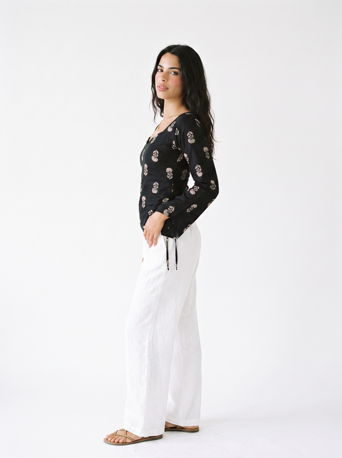 Zivara Side Tie Top