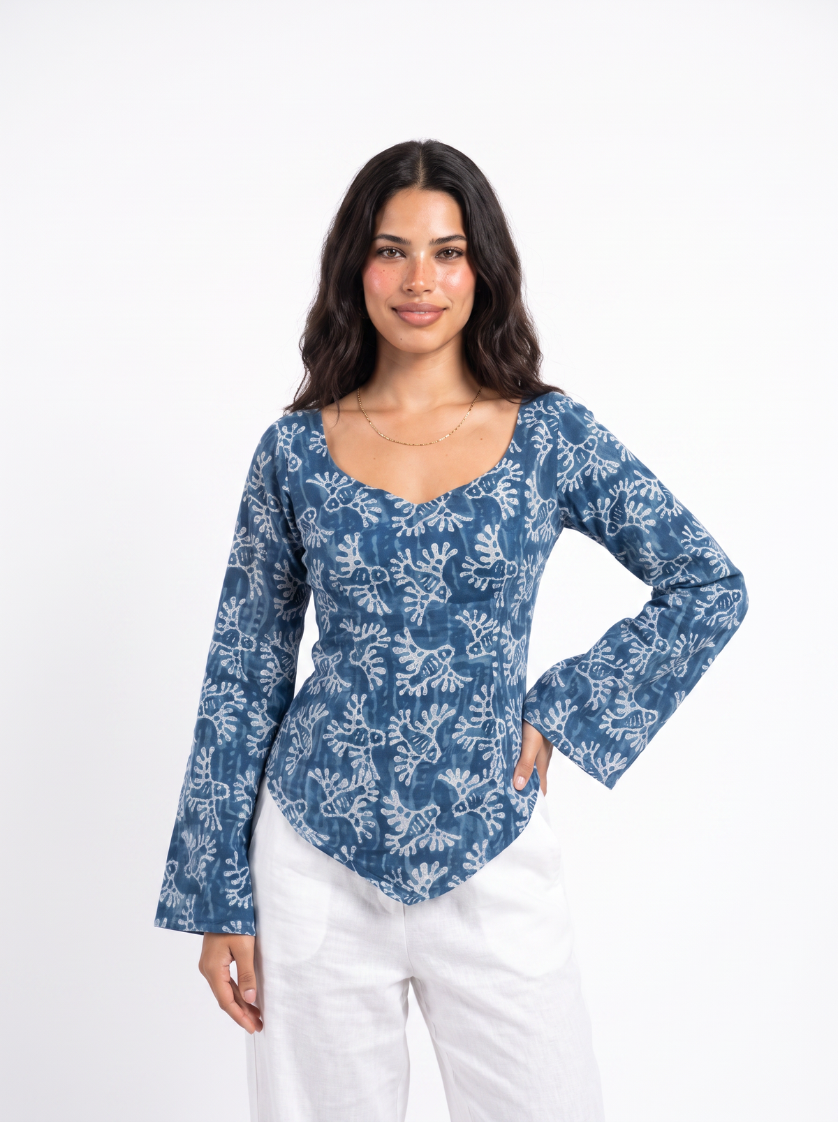Kiyara Deep Back Kurti