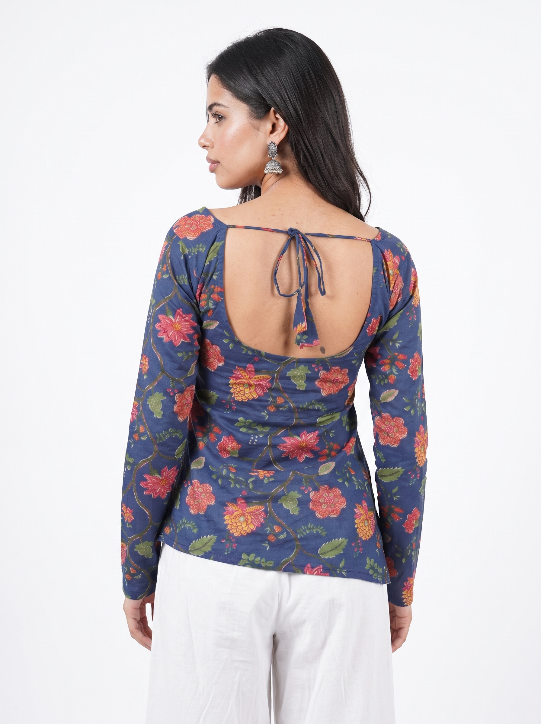 Rooh Side Bend Deep Back Kurti