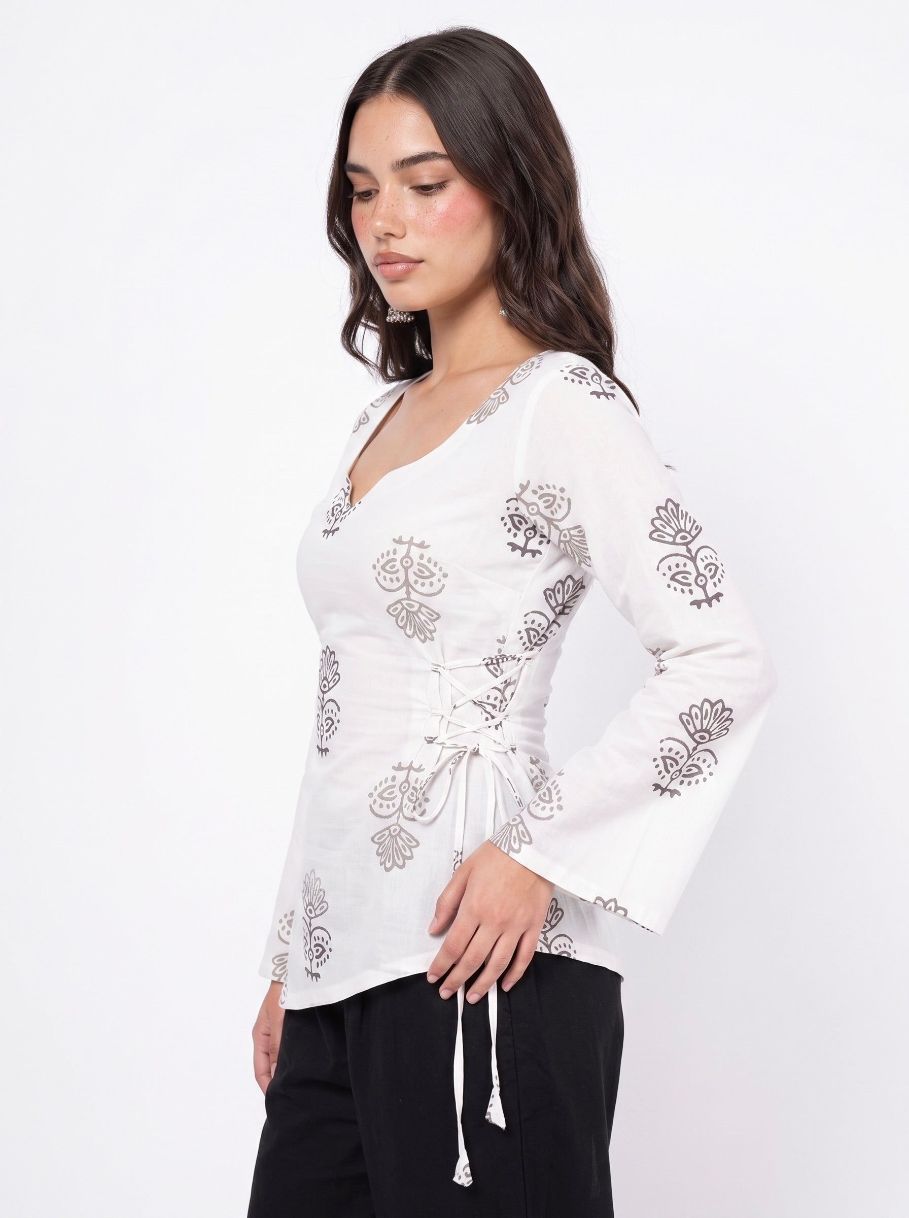 Zaira dual corset kurti