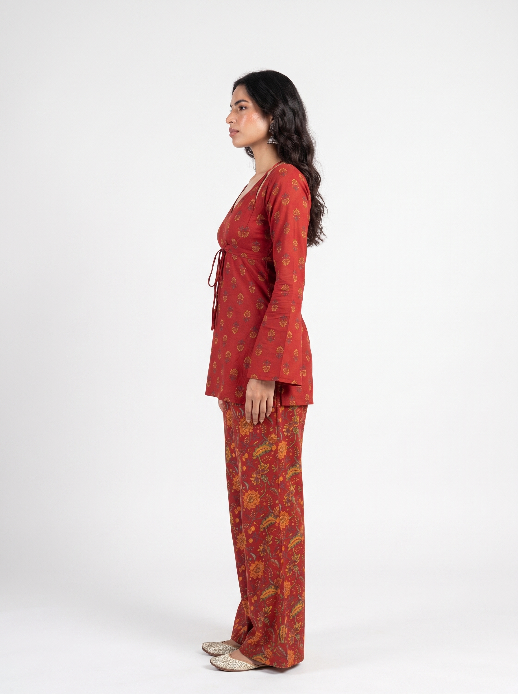 Aarna attached jacket set
