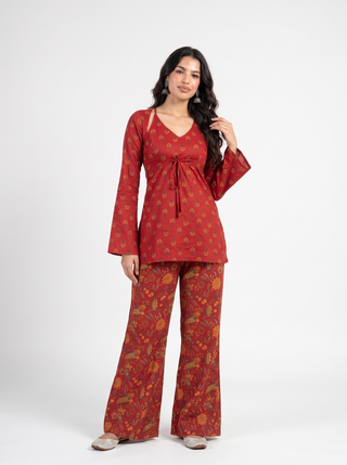 Aarna attached jacket set