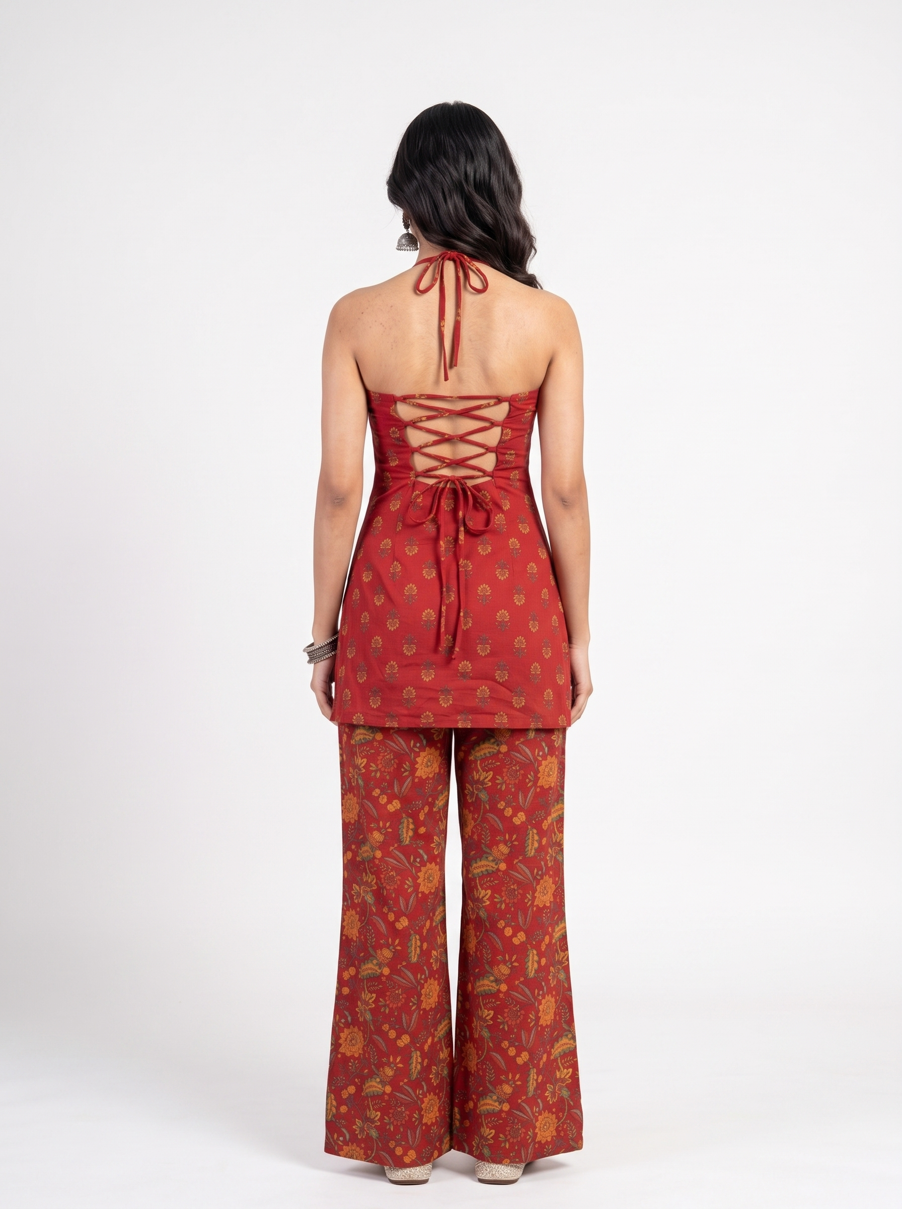 Aarna attached jacket set