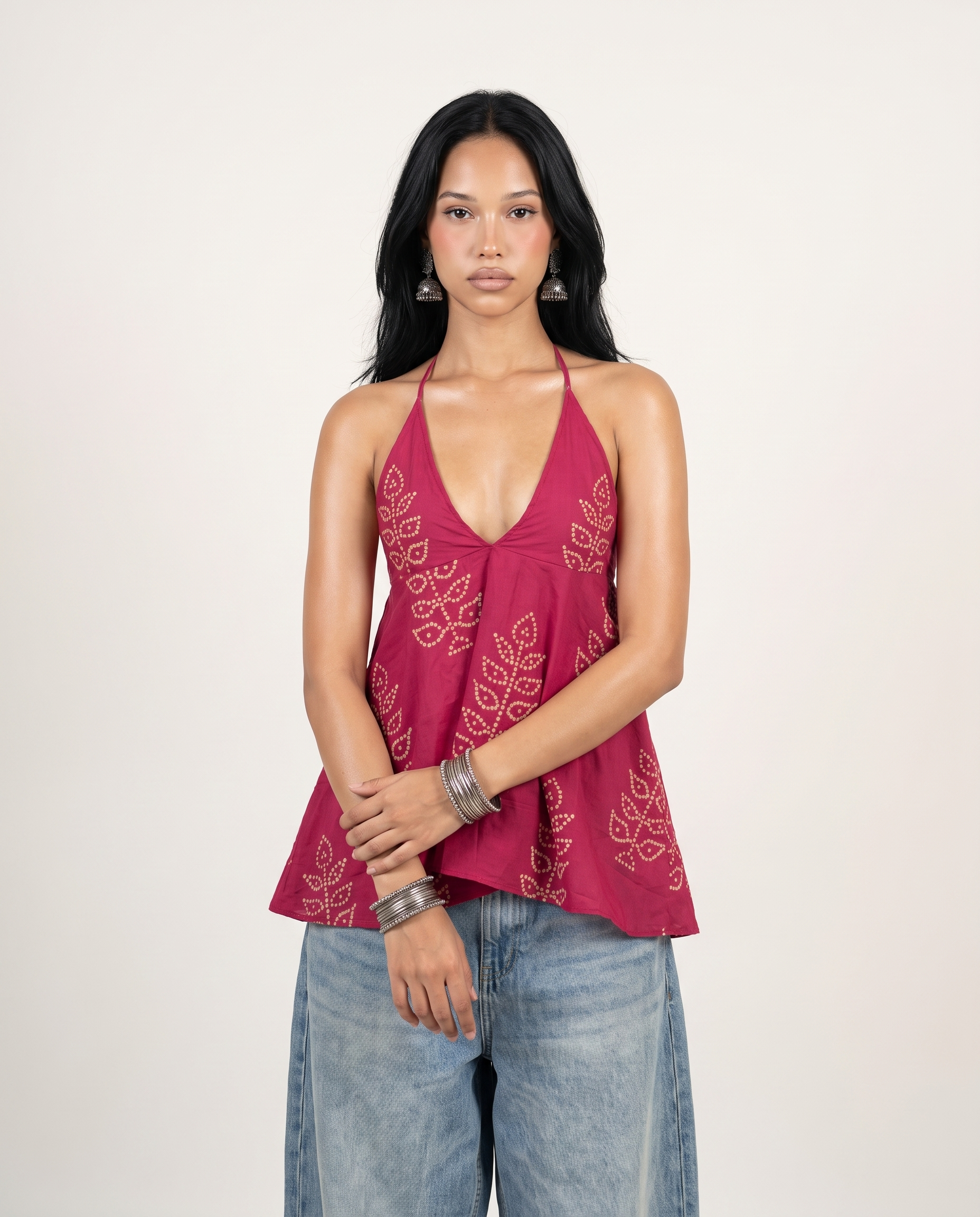 SILVIYA HALTER TOP