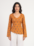 Kashni Side Bend Corset Back Kurti