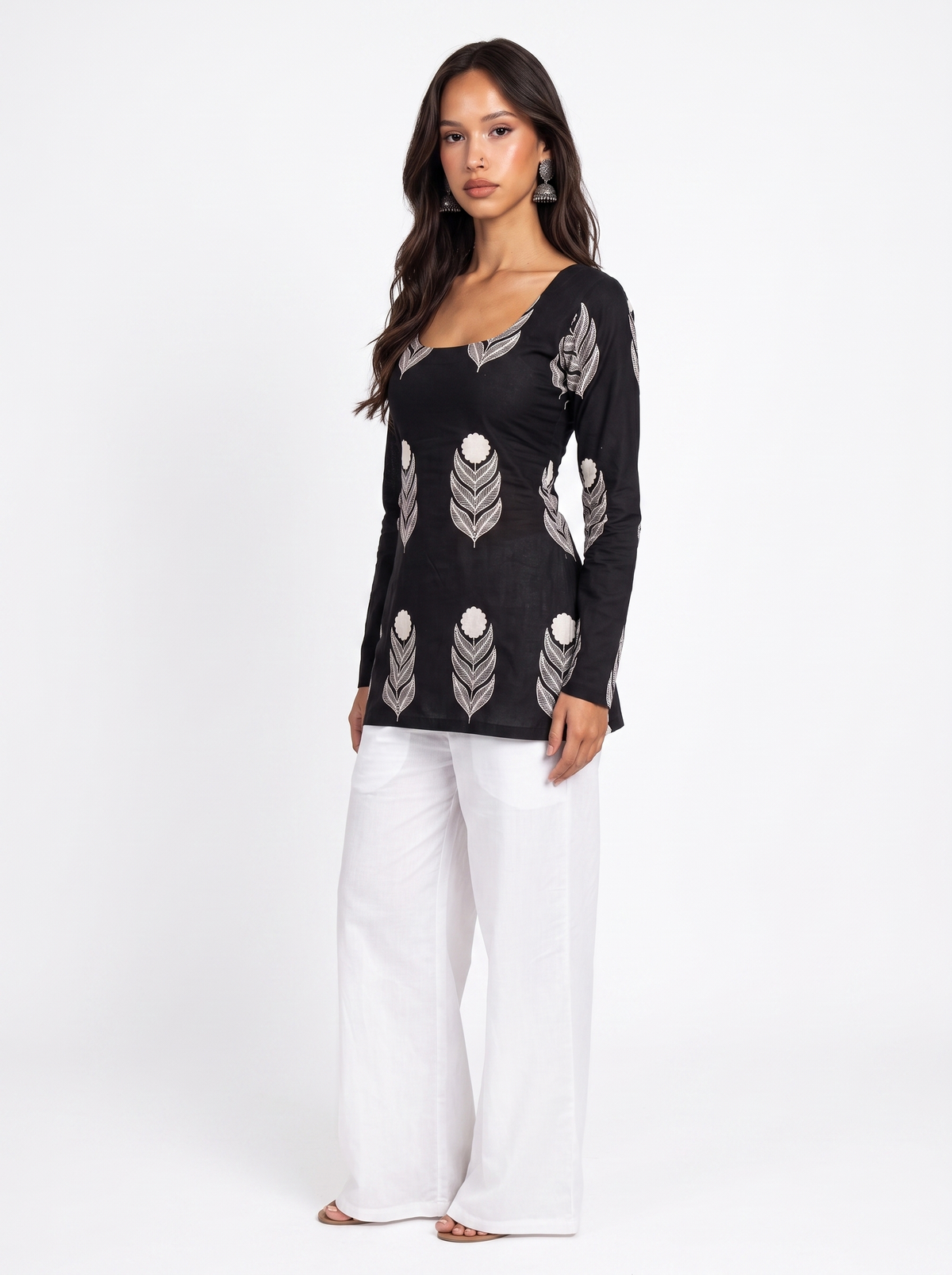 Vaanya Long Sleeve Corset Kurti
