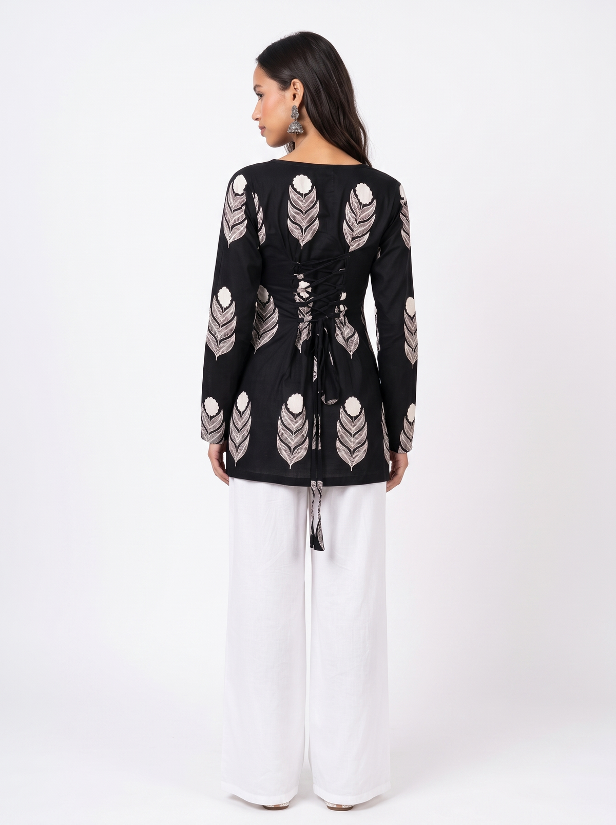 Vaanya Long Sleeve Corset Kurti