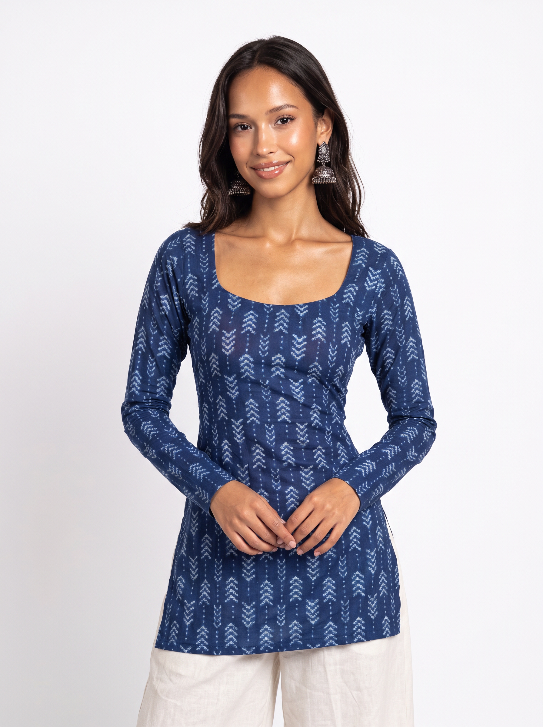 Nivi full sleeved corset back kurti