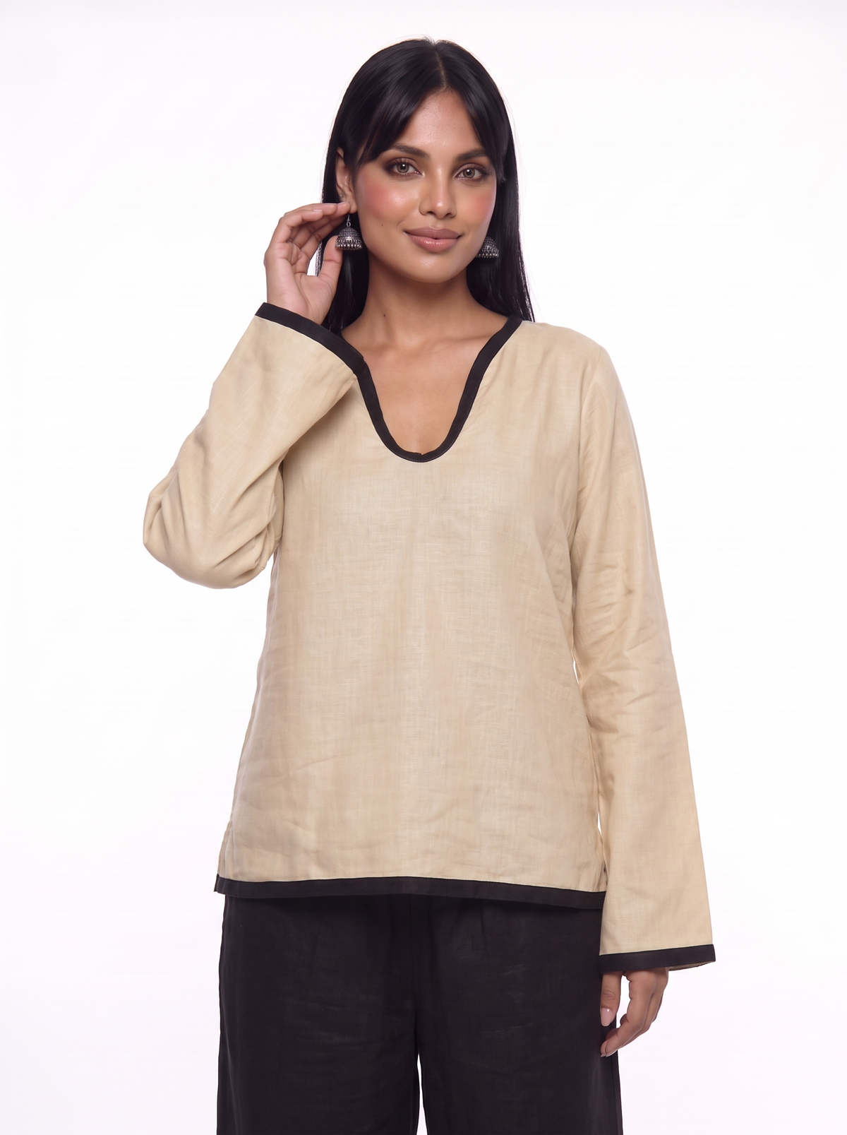 Dune Linen Kurta