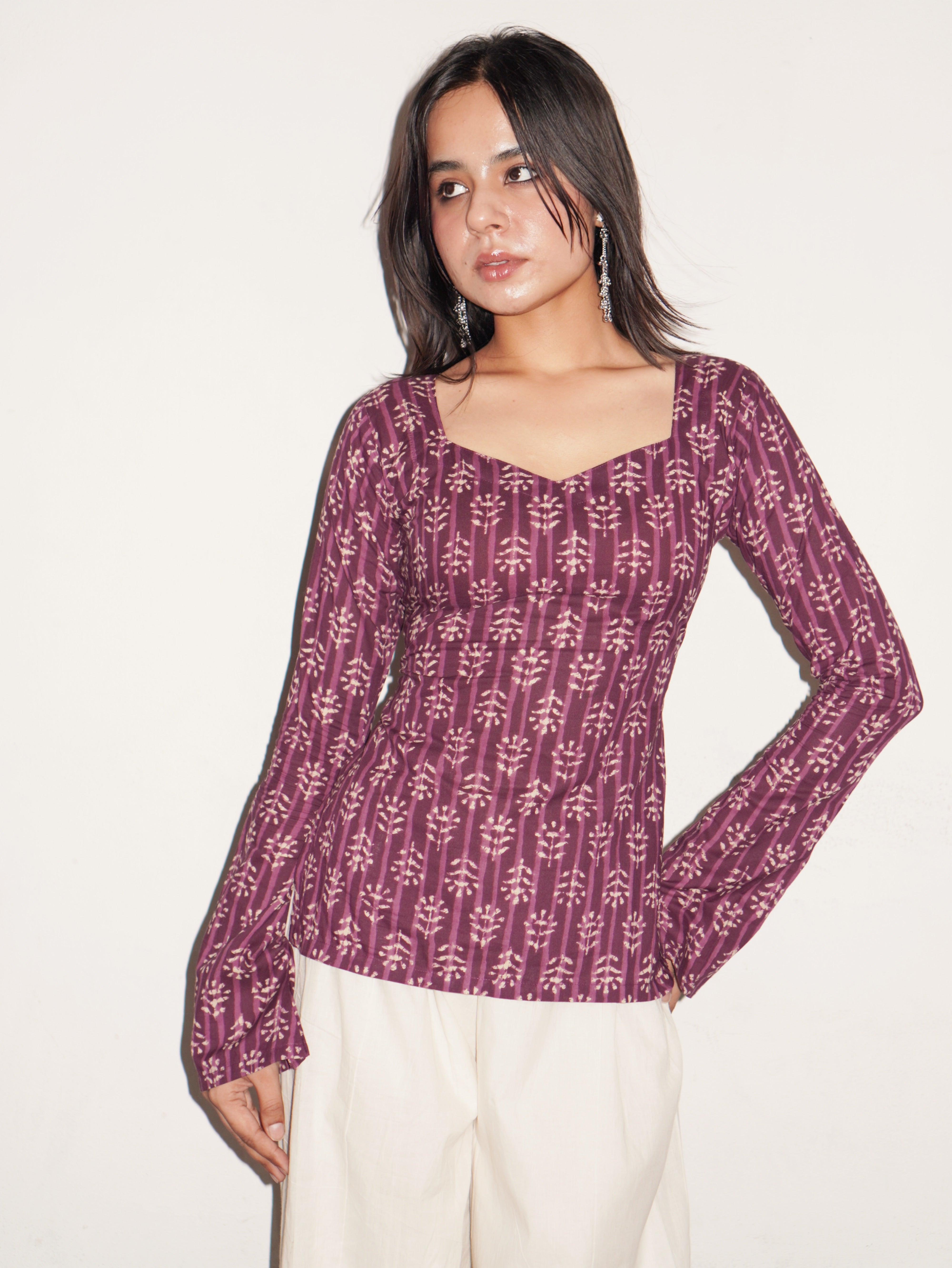 NOORIKA CORSET SHORT KURTI