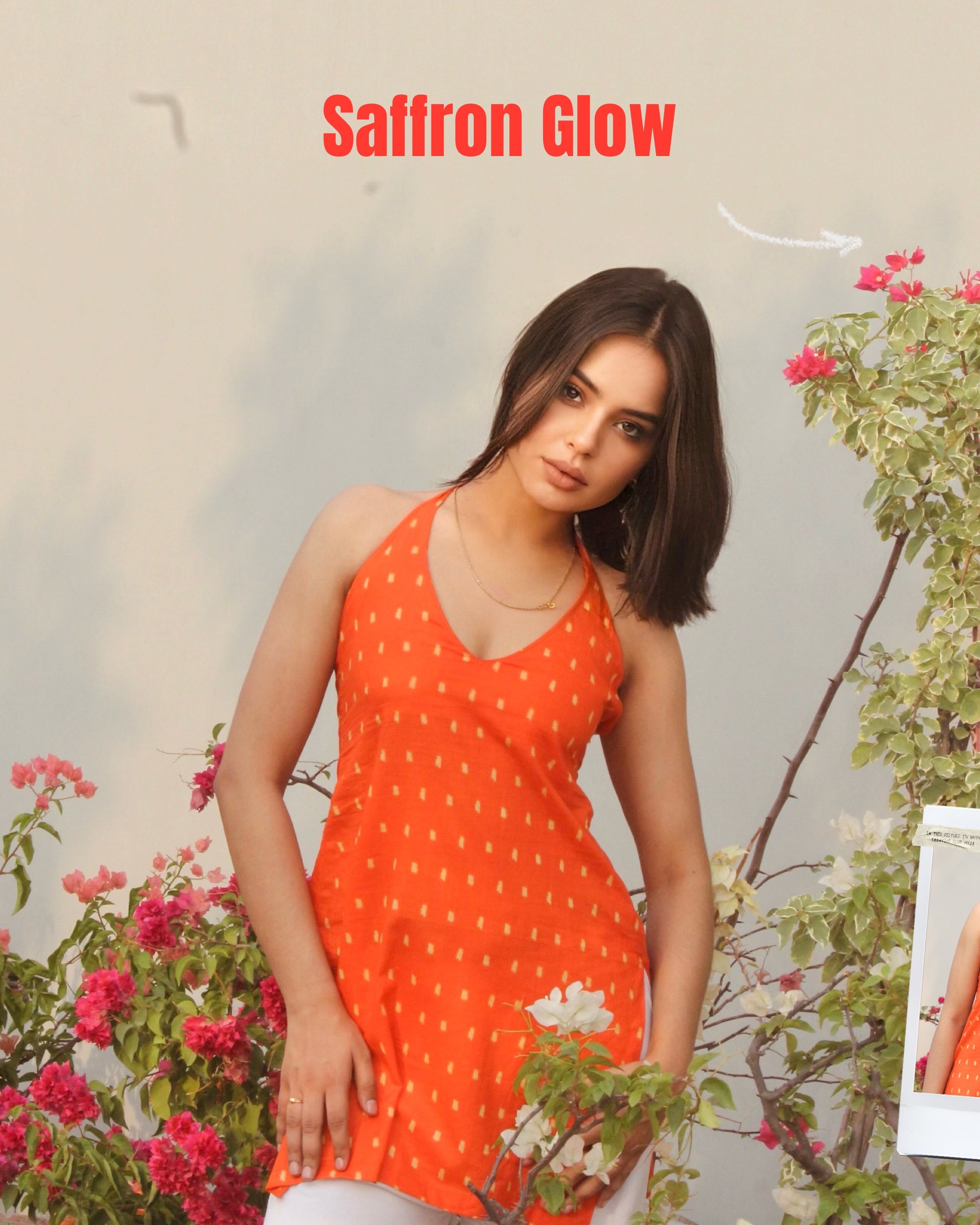 Saffron Glow Kurti
