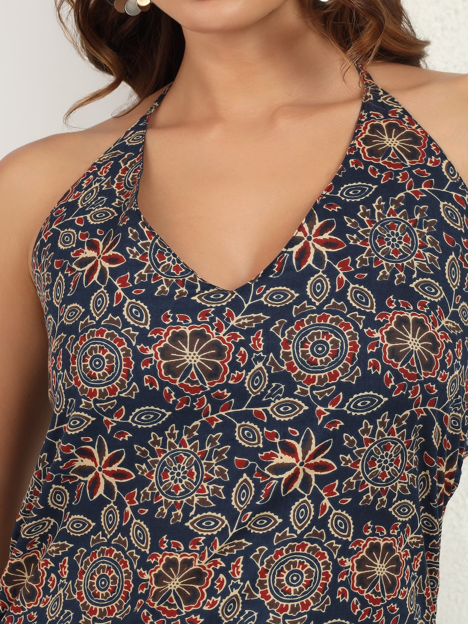 ZEAL HALTER NECK KURTI