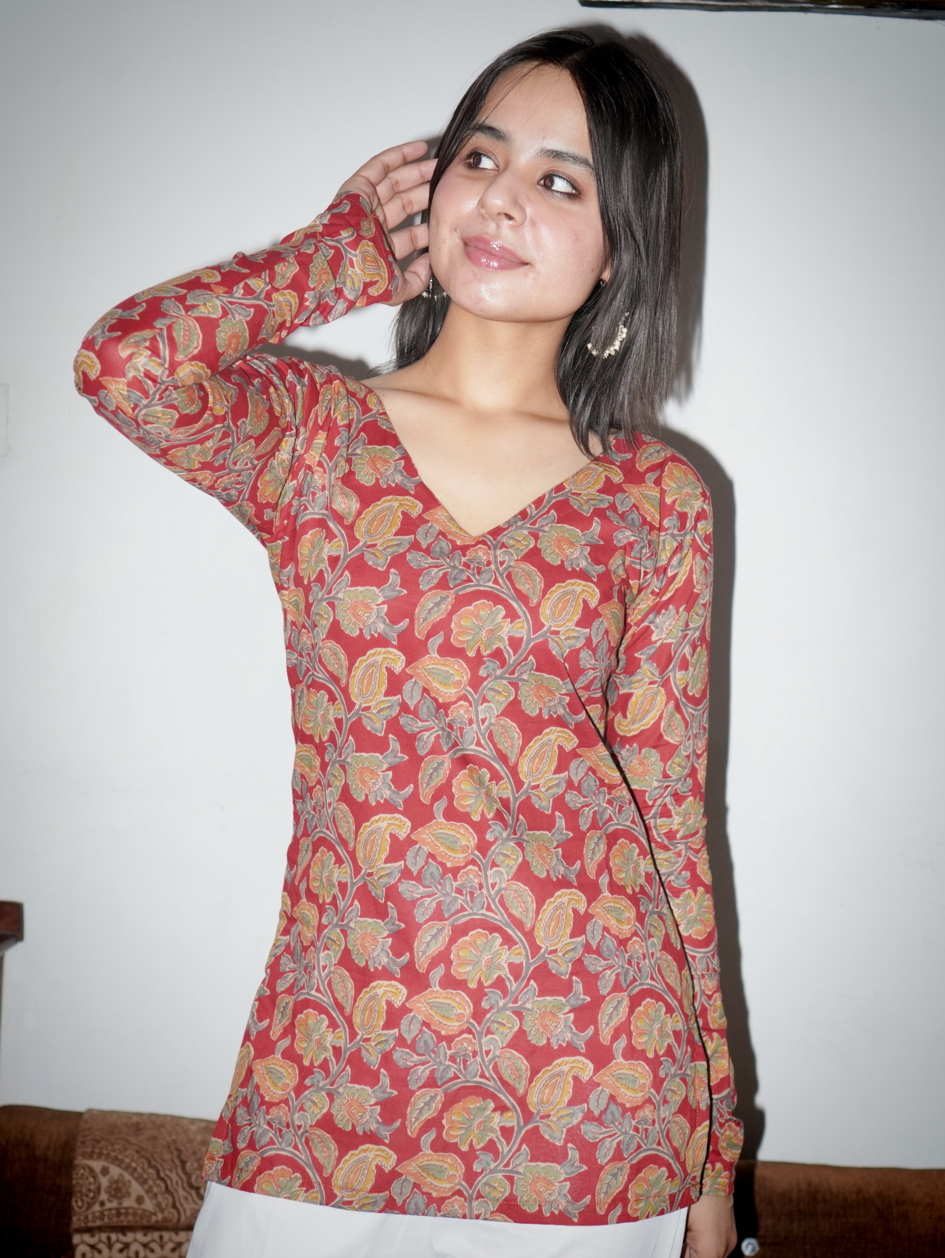 HEER DEEP BACK KURTI