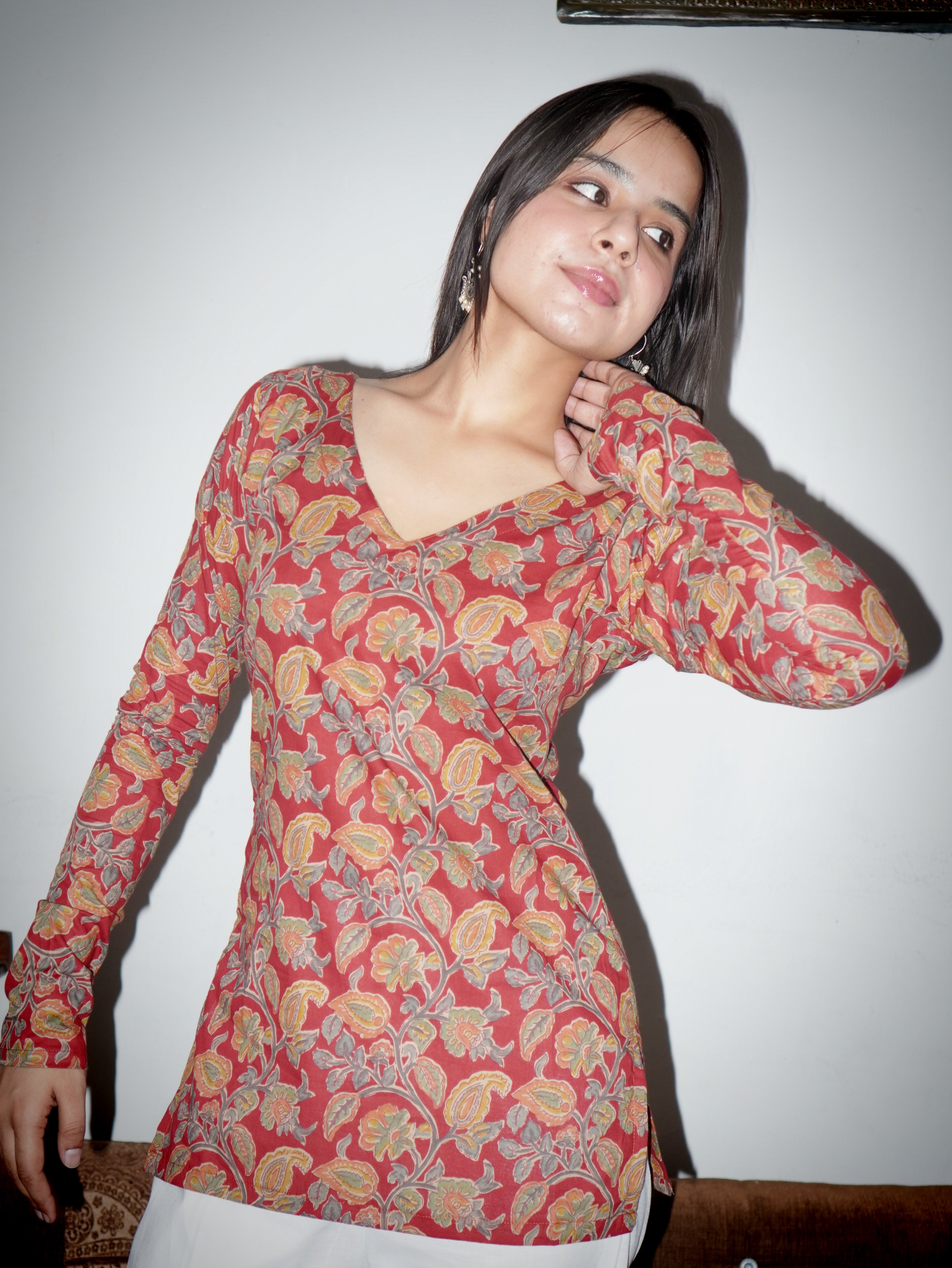 HEER DEEP BACK KURTI