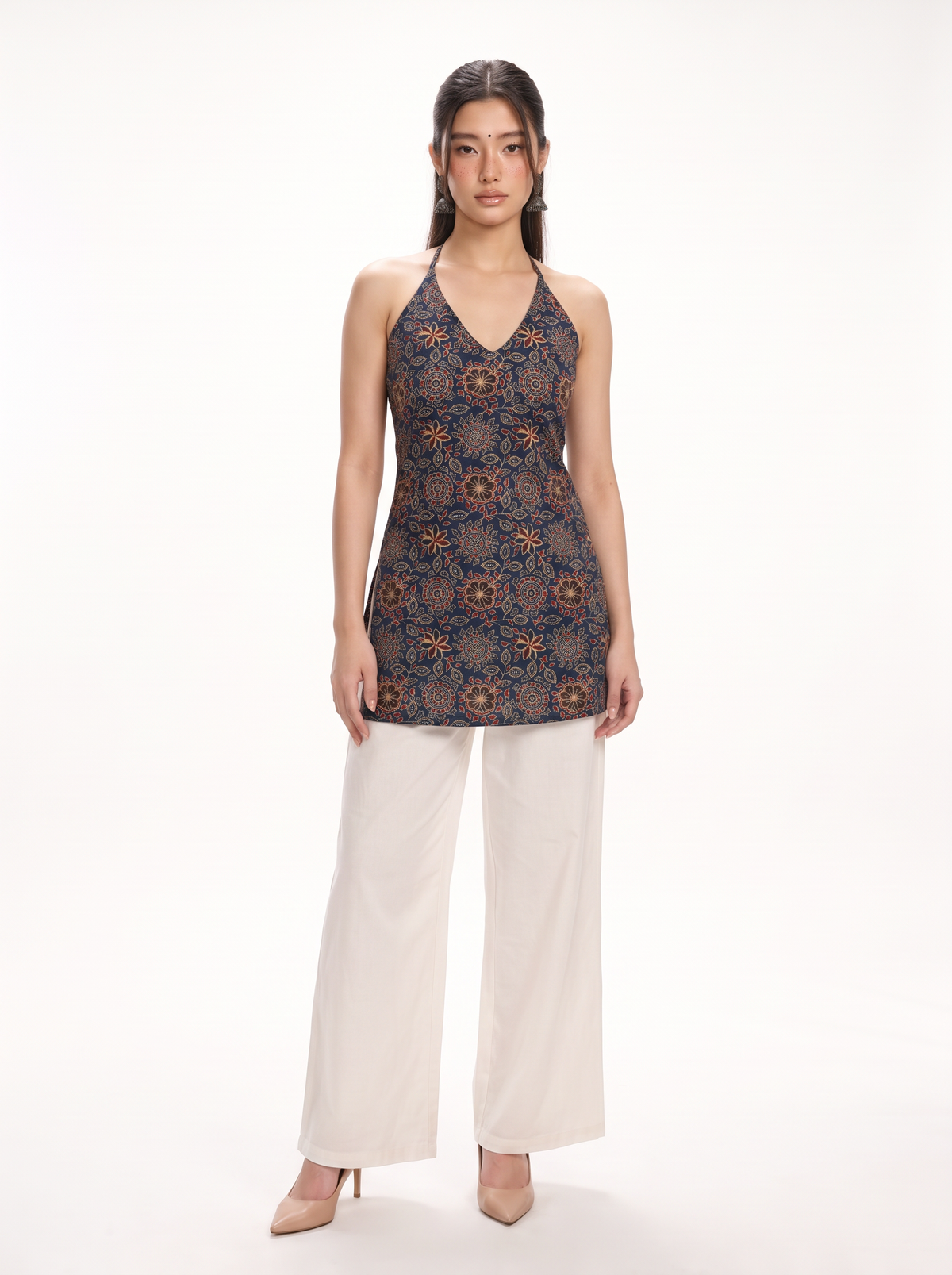 Zeal Halter Neck Kurti